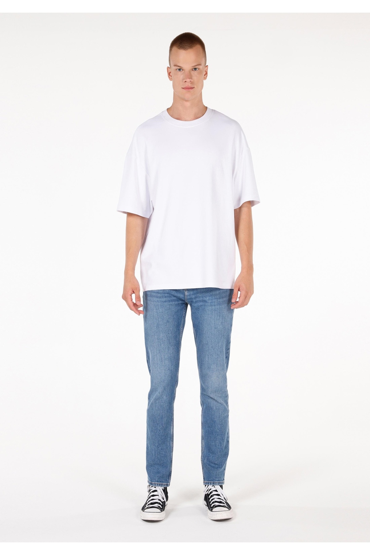 کالینز شلوار جین مردانه آبی تیره جک مدل Regular Fit 067