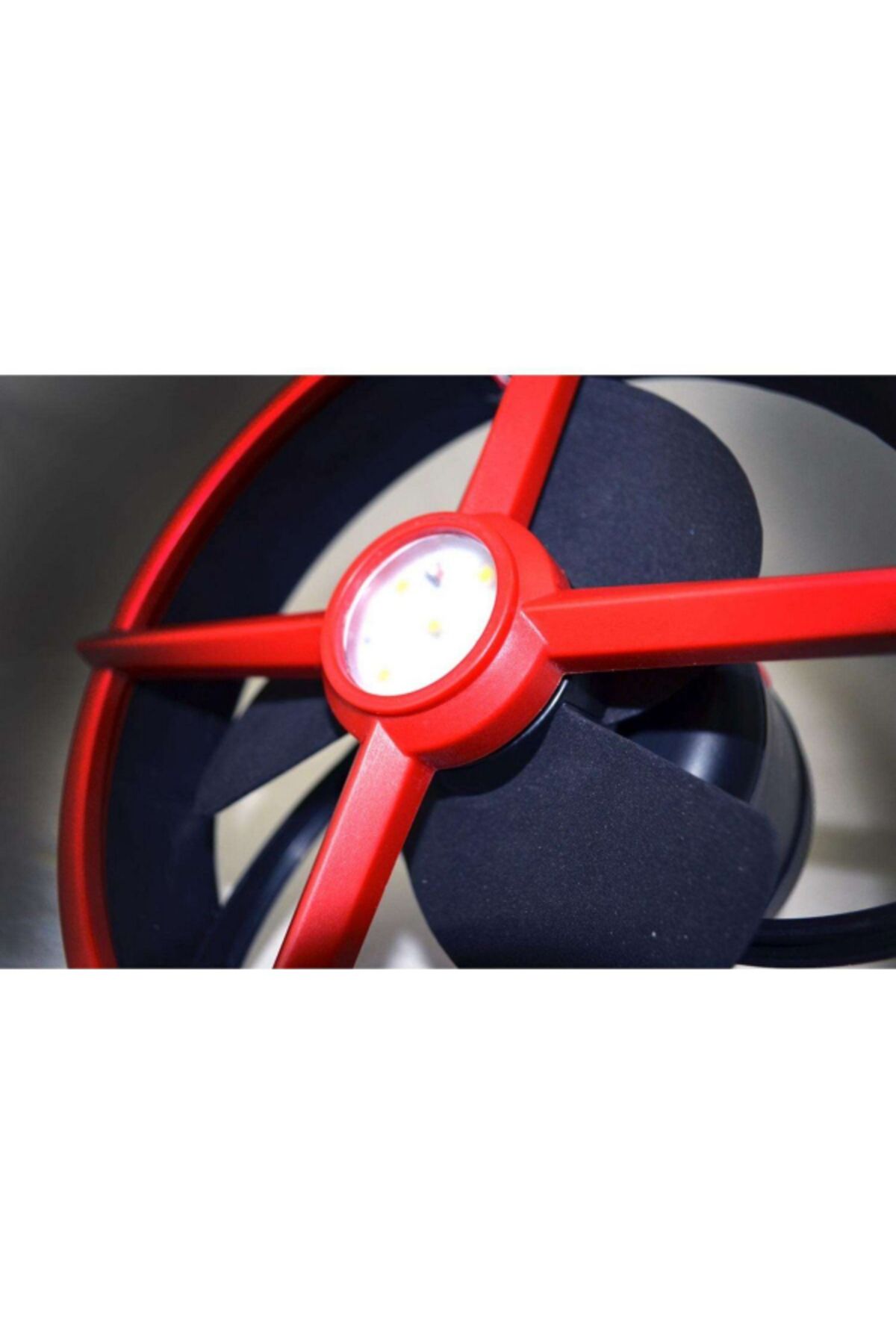 Basecamp-2-Speed Tent Fan with Light Black and Red 2