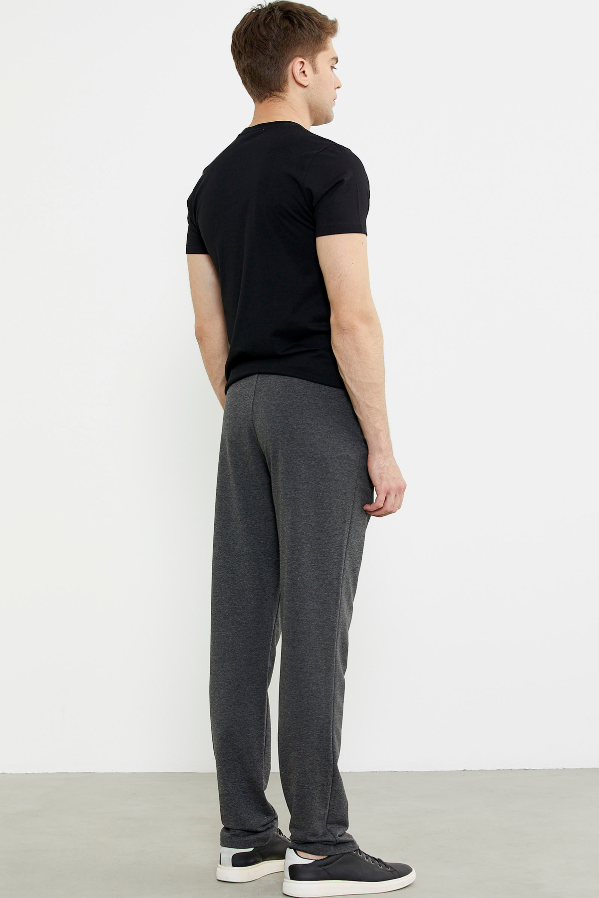 Sementa-Single Bottom Tracksuit with Zipper Pocket - Anthracite 5