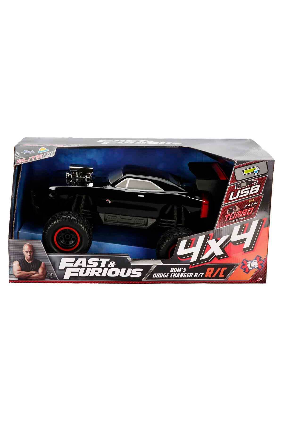 Genel Markalar 1:12 Fast & Furious Dom's Dodge Charger R/T 4X4 USB