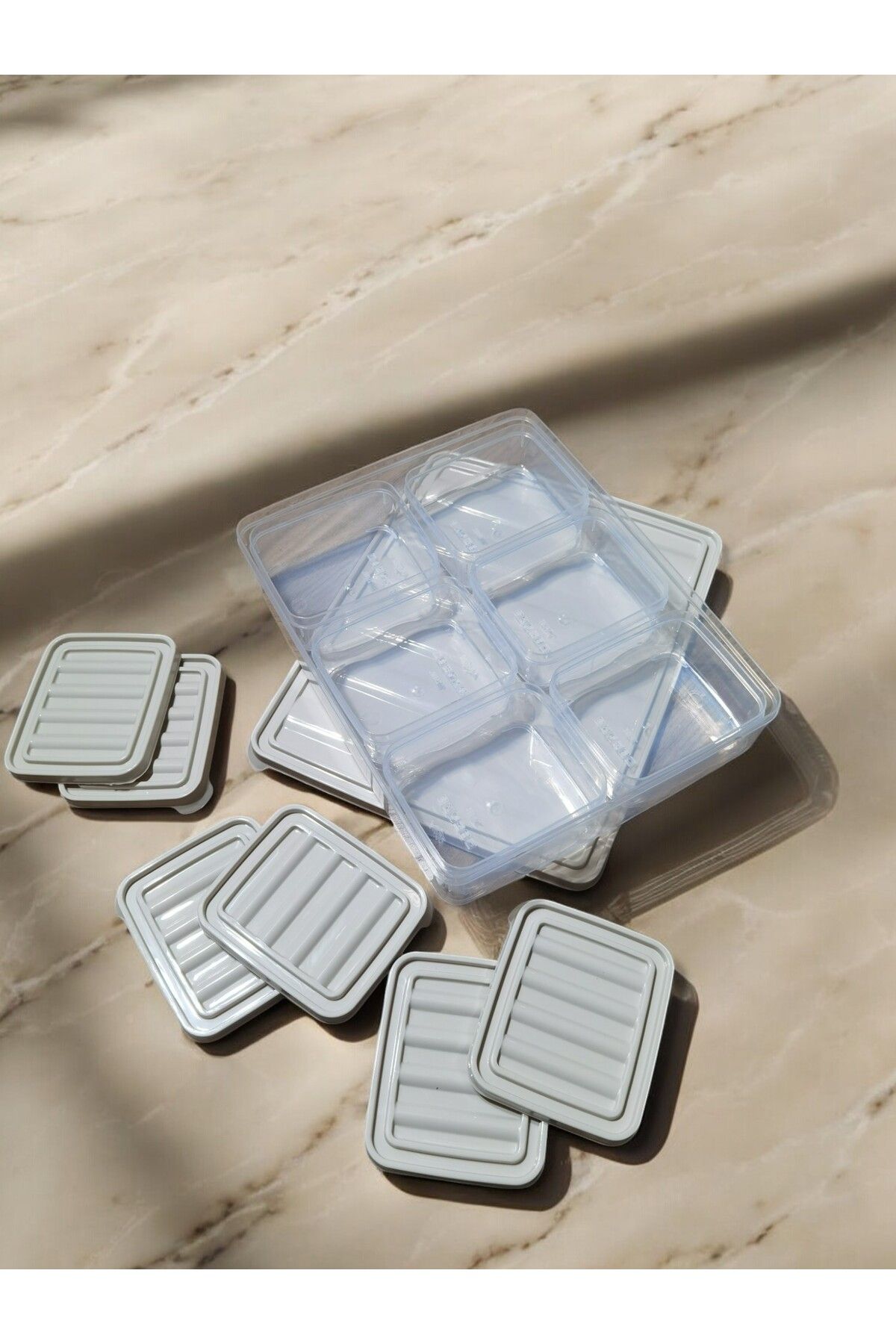 safestore-7 Piece Compartmented Leak Proof Storage Container Breakfast and Icebox Storage Container Set with Vacuum Lid 5