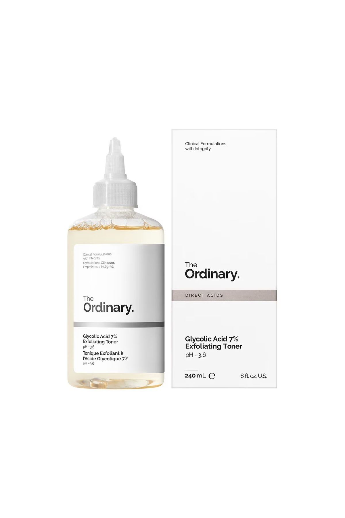 The Ordinary Glycolic Acid 7% Exfoliating Solution - 240ml