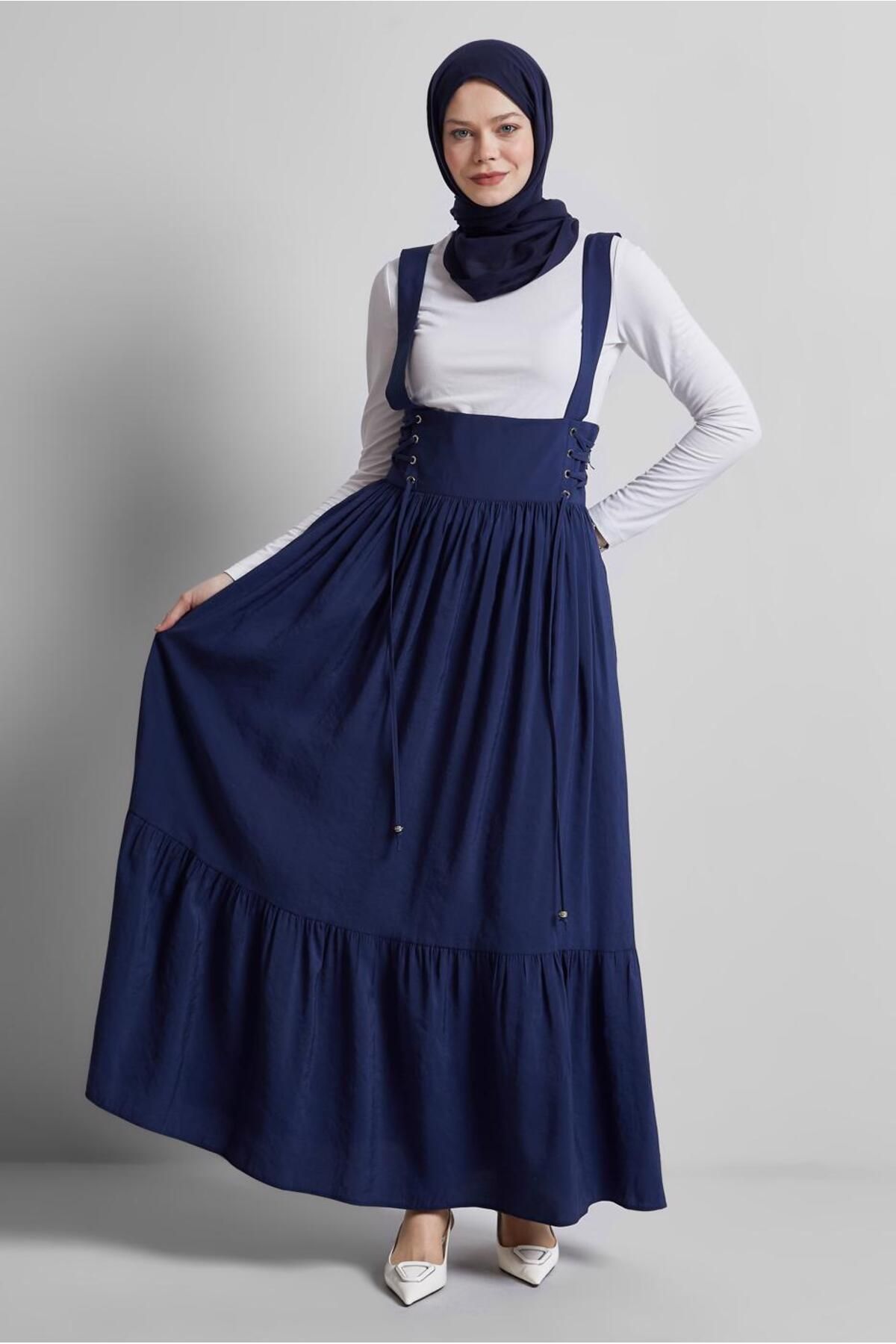 لباس ژیرت با جزییات گره 45340 Alvina