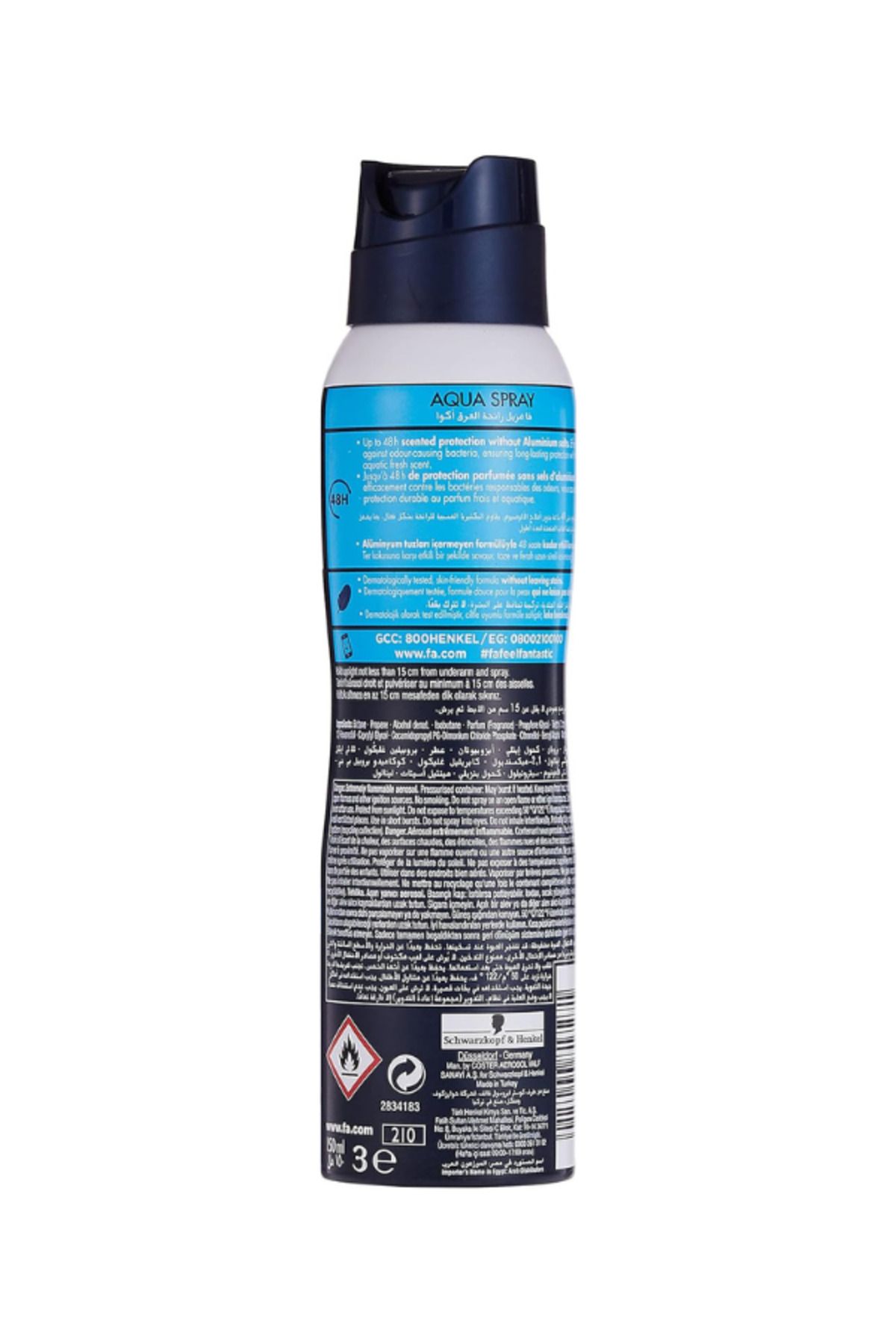 Fa-FA Deodorant Spray Aqua 150ml 2
