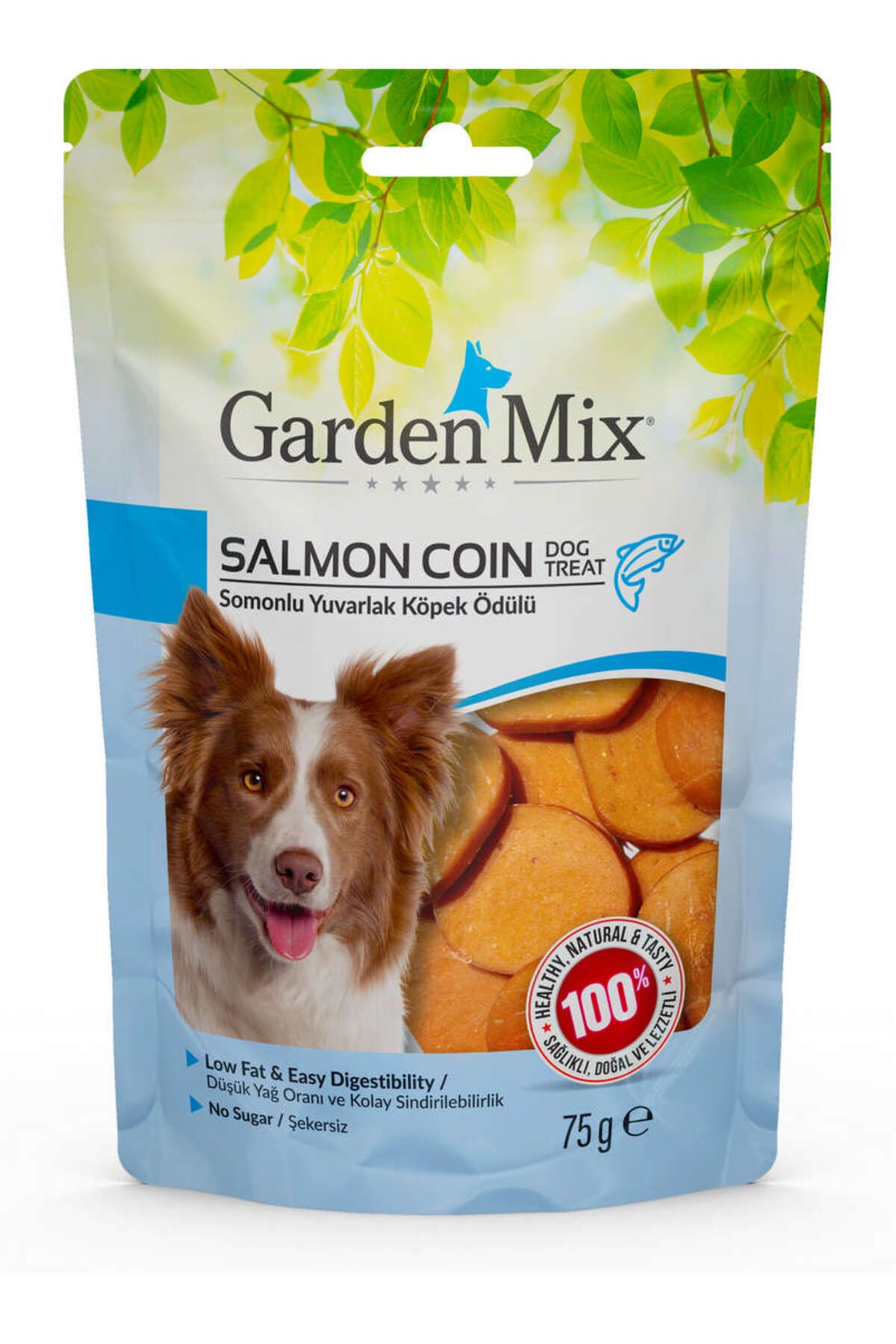 Gardenmix Garden Mix Somonlu Yuvarlak Köpek Ödülü 75 Gr YKTSN