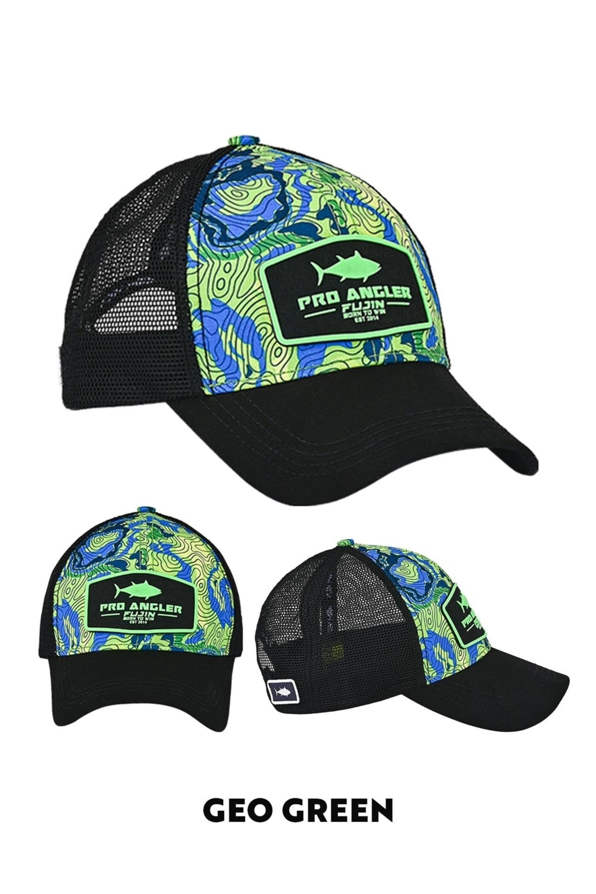 Fujin Pro Angler GEO Green Balıkçı Şapkası