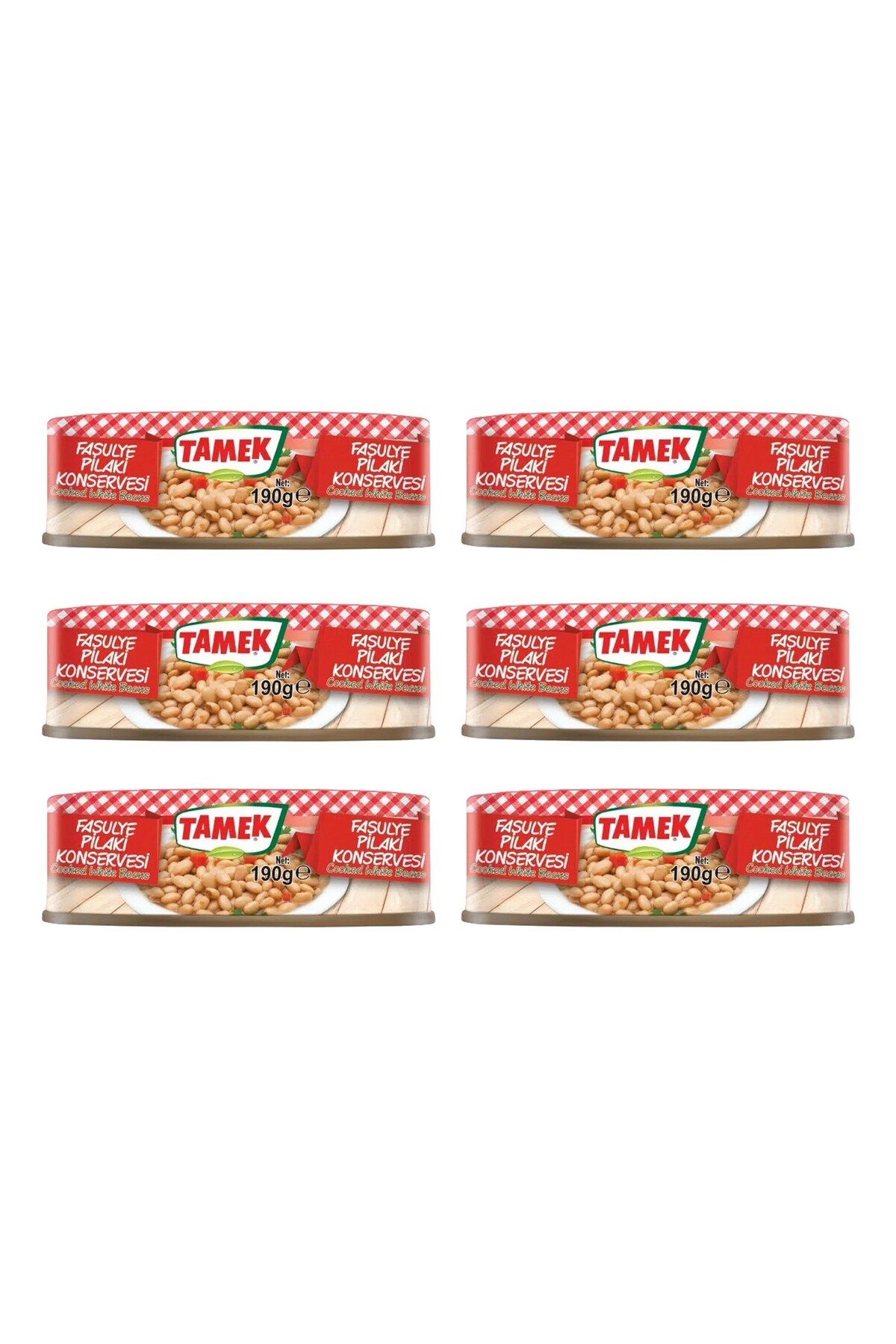 TAMEK Fasulye Pilaki 190 gr x 6 Adet