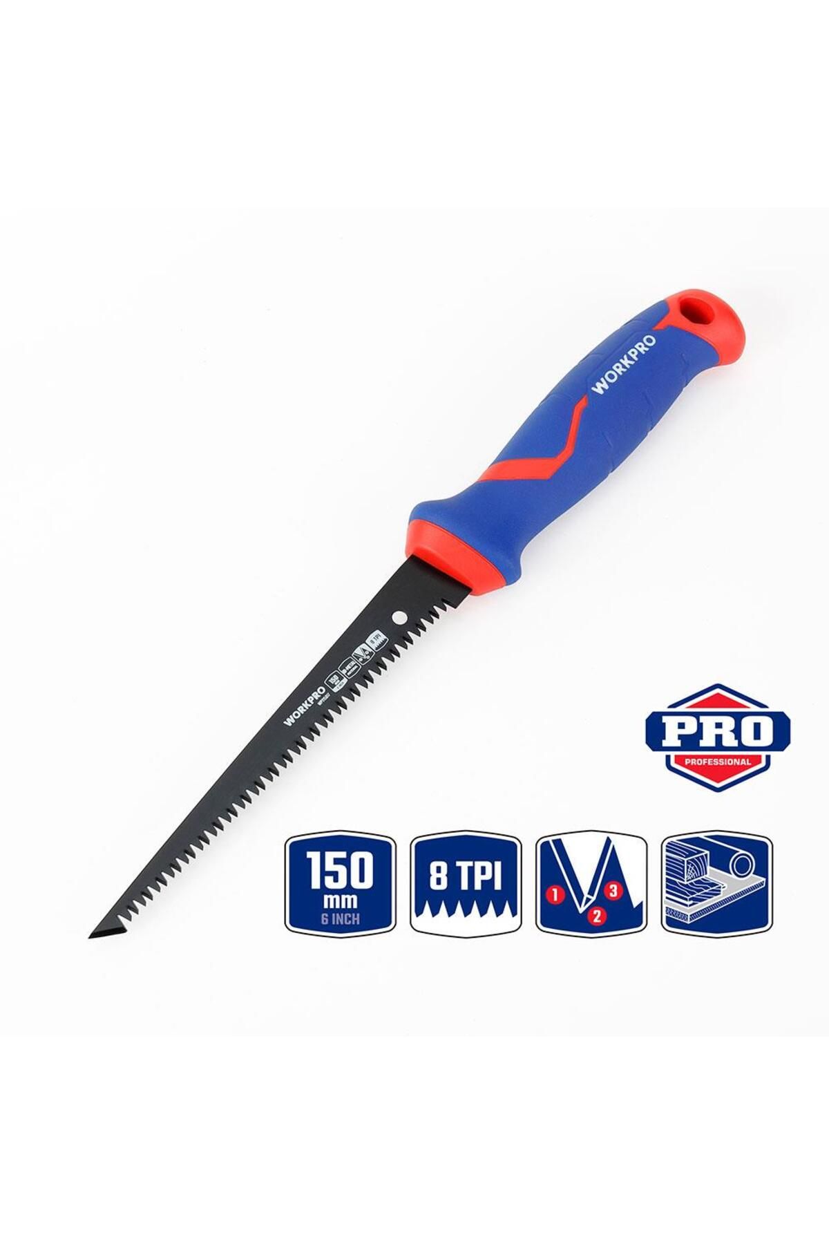 Pazarcan Workpro Wp215017 150Mm Hızlı Kesim Profesyonel Bi-Metal Alçıpan Testeresi