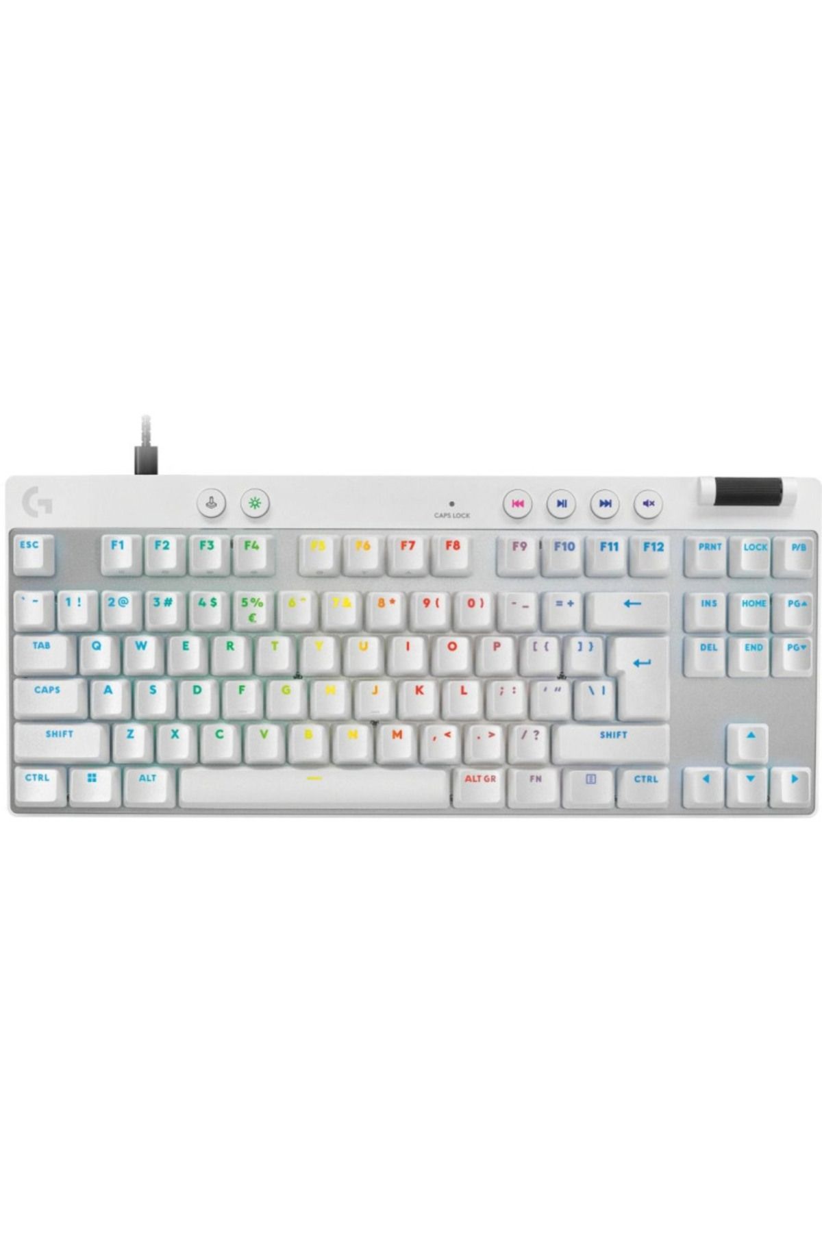 logitech-Pro X TKL Rapid Gaming Keyboard - White 1