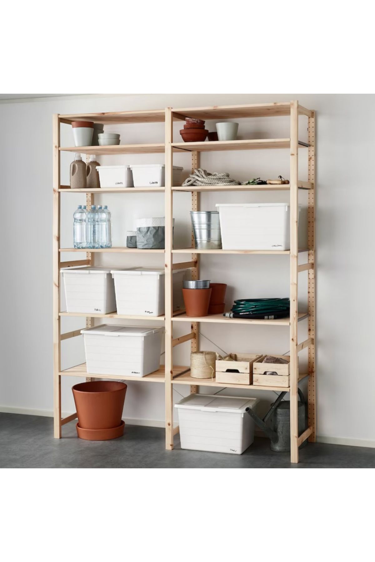 IKEA-SOCKERBIT Box with Lid, White, 38x51x30 cm – Stackable & Durable Storage Solution 5