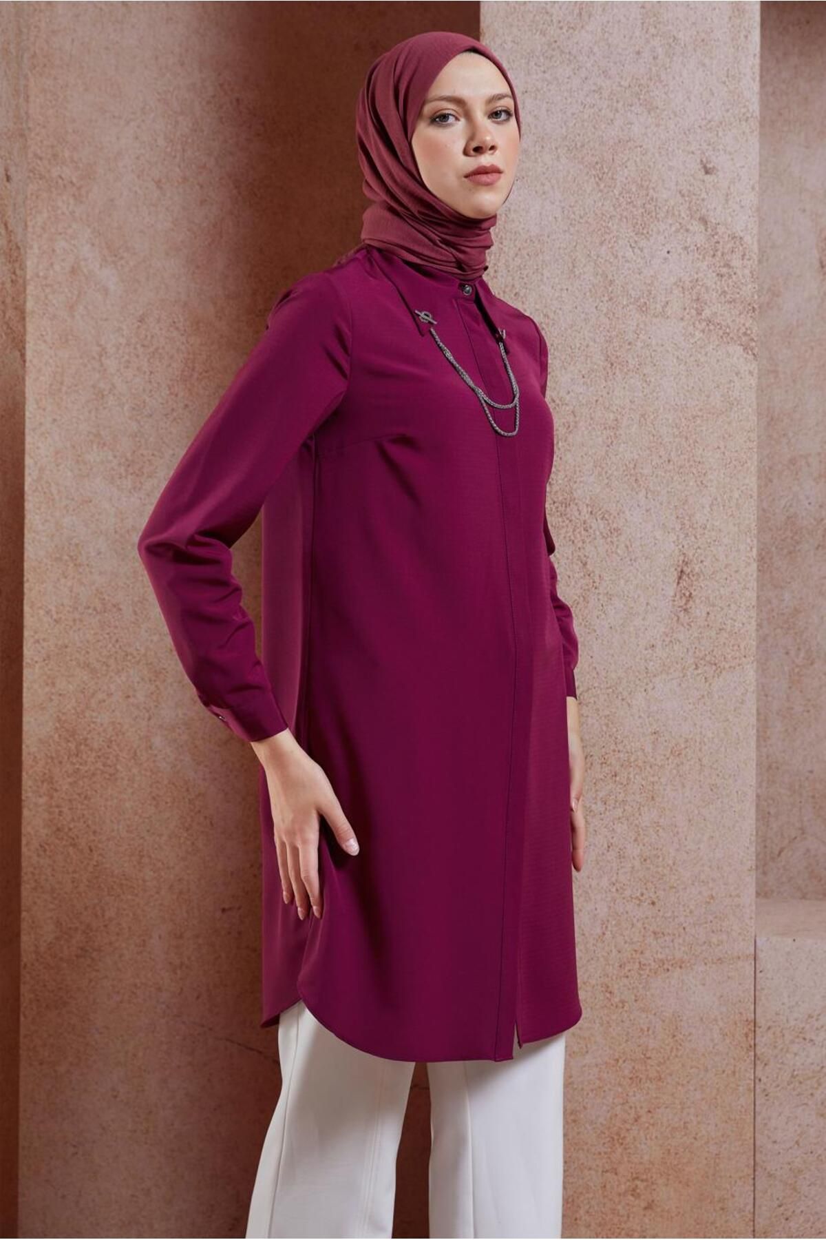تونیک حجاب جزئی زنجیر 44656 Alvina