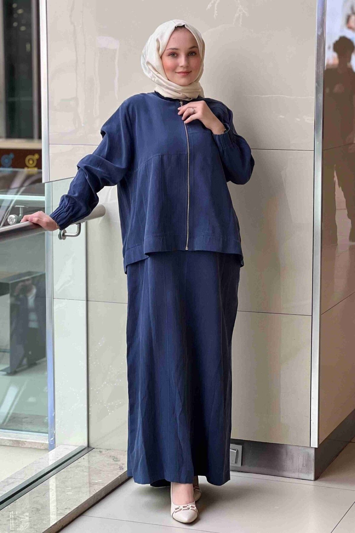 Nuss-1030 Sleeveless Inner Dress with Jacket Double Suit 2