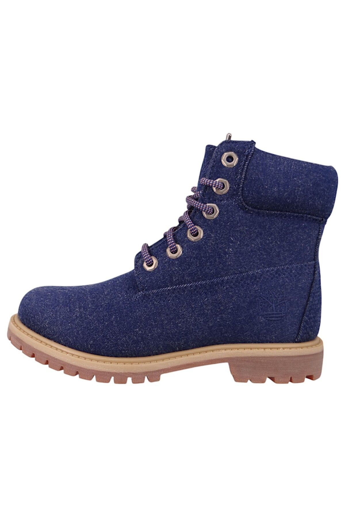 Timberland-Damen Elegante Stiefel Stiefel Winterschuhe Premium Warm Gefüttert Tb0a2pj6ep4 Blau Dark Blue Lede 3