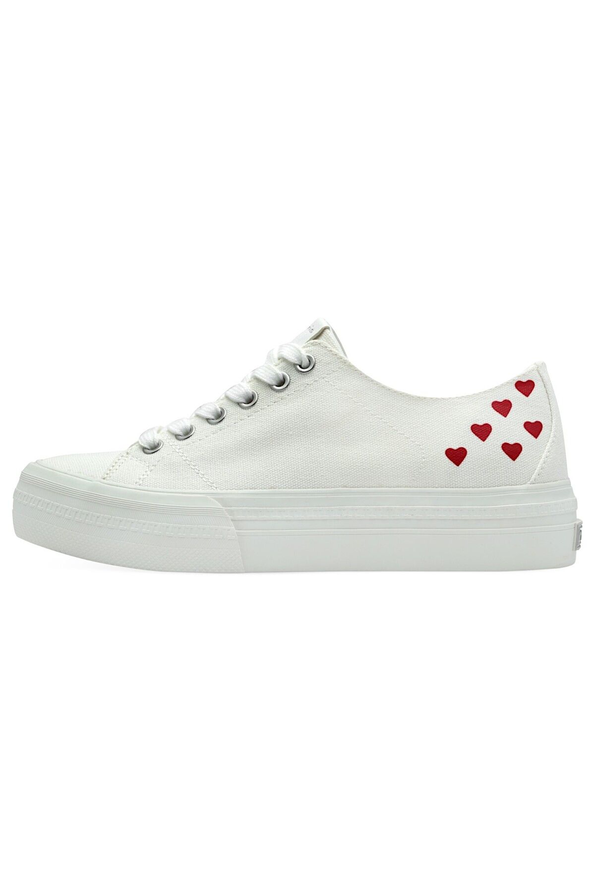 Tamaris-Damen Low Sneaker Low Top 1-23744-42 Weiß 197 White Comb Textil 3