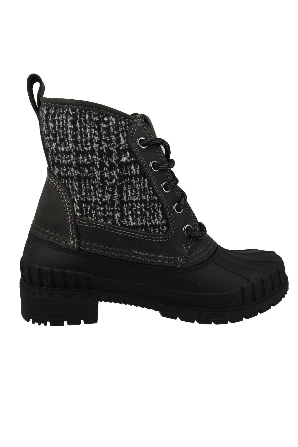 Kamik-Damen Winterstiefel Stiefel Winterschuhe Sienna Mid NK2293 Grau CHA Charcoal Leder/Synthetik mit EV 5