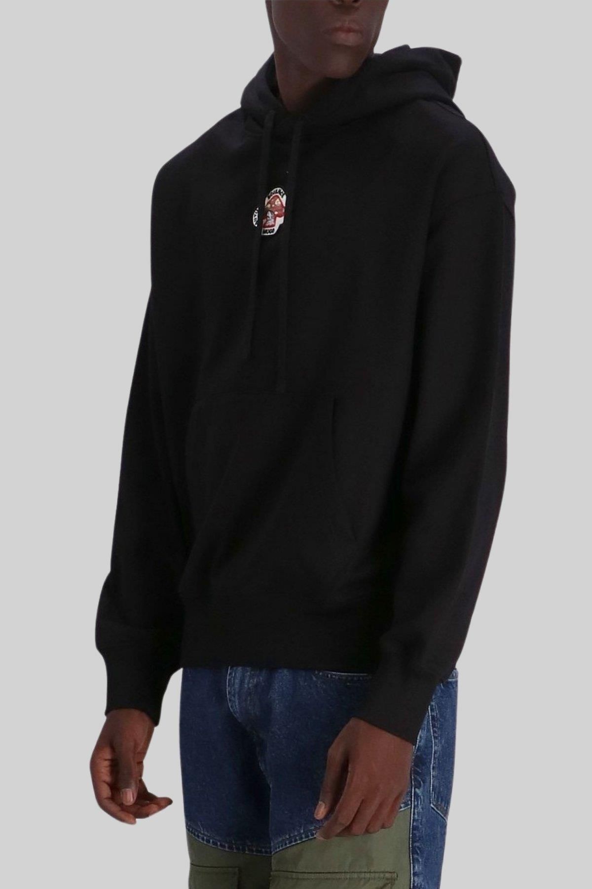 سویشرت مردانه HUGO BOSS HOODED SWEATSHIRT مشکی BOSS
