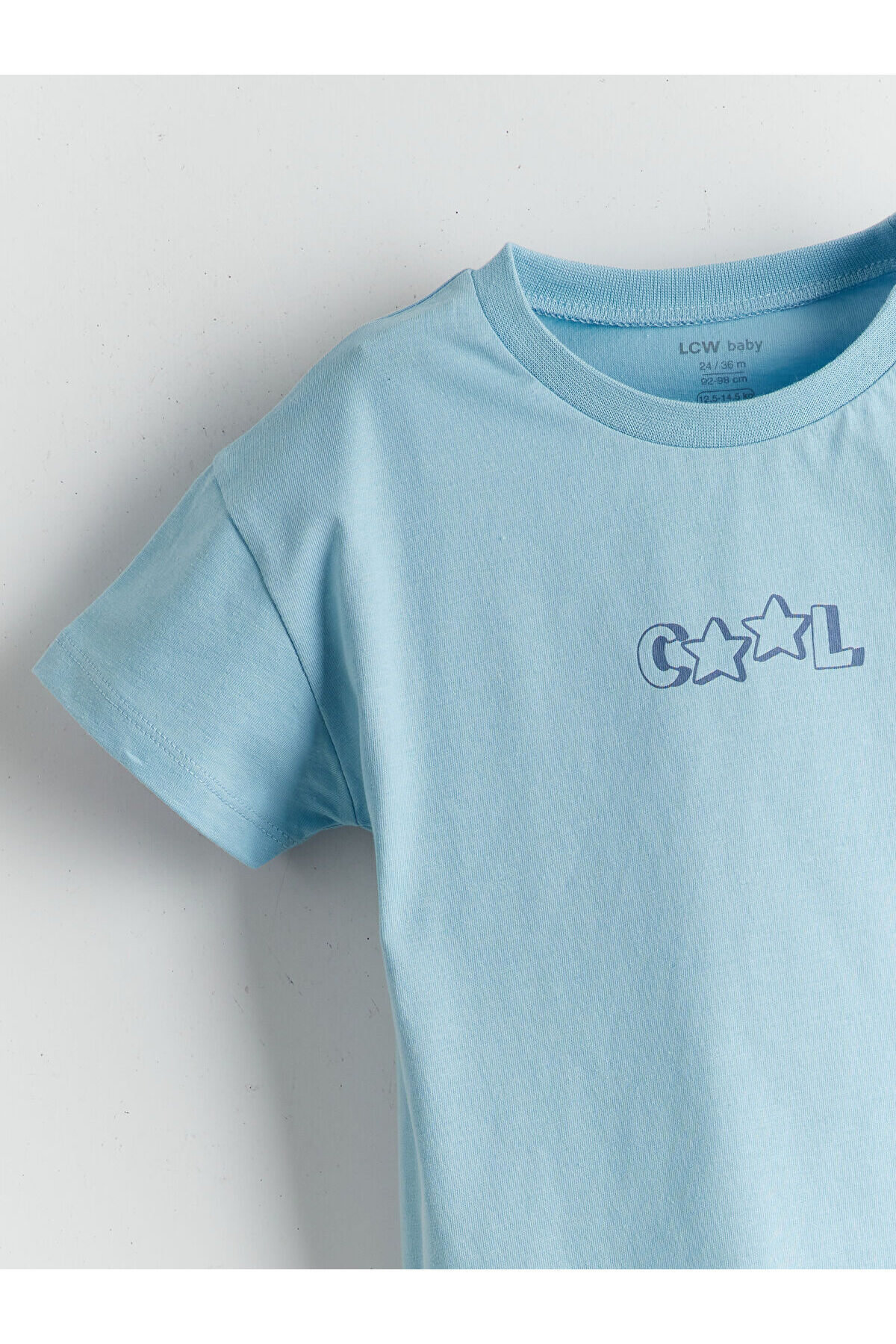 LC Waikiki Elsiva Collection Mavi Basic Erkek Bebek Tişört ve Şort 2'li fotoğrafı 4 (önizleme)