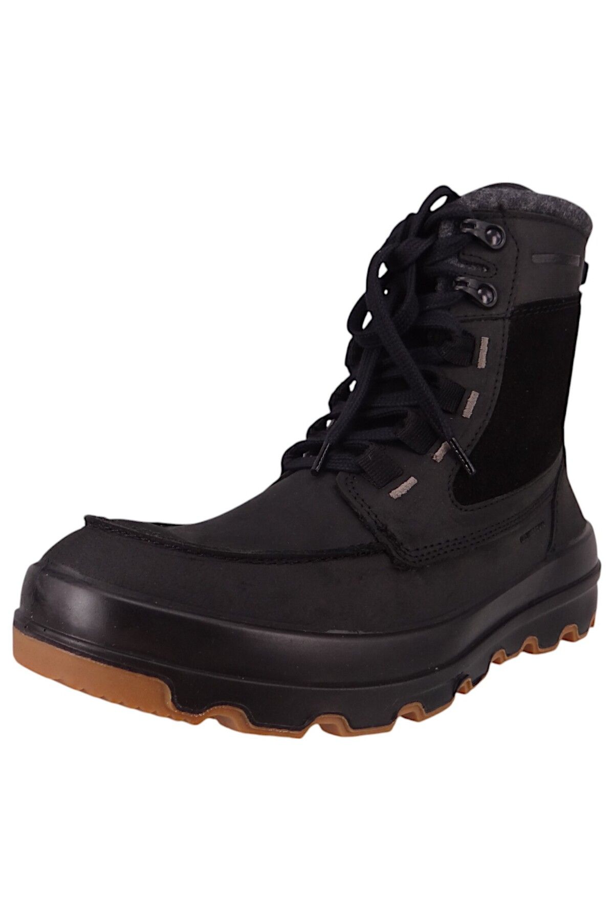 Kamik-Damen Winterstiefel Stiefel Winterschuhe Snowgem Wk2164 Schwarz Blk Black Leder/synthetik Mit Iceki 2