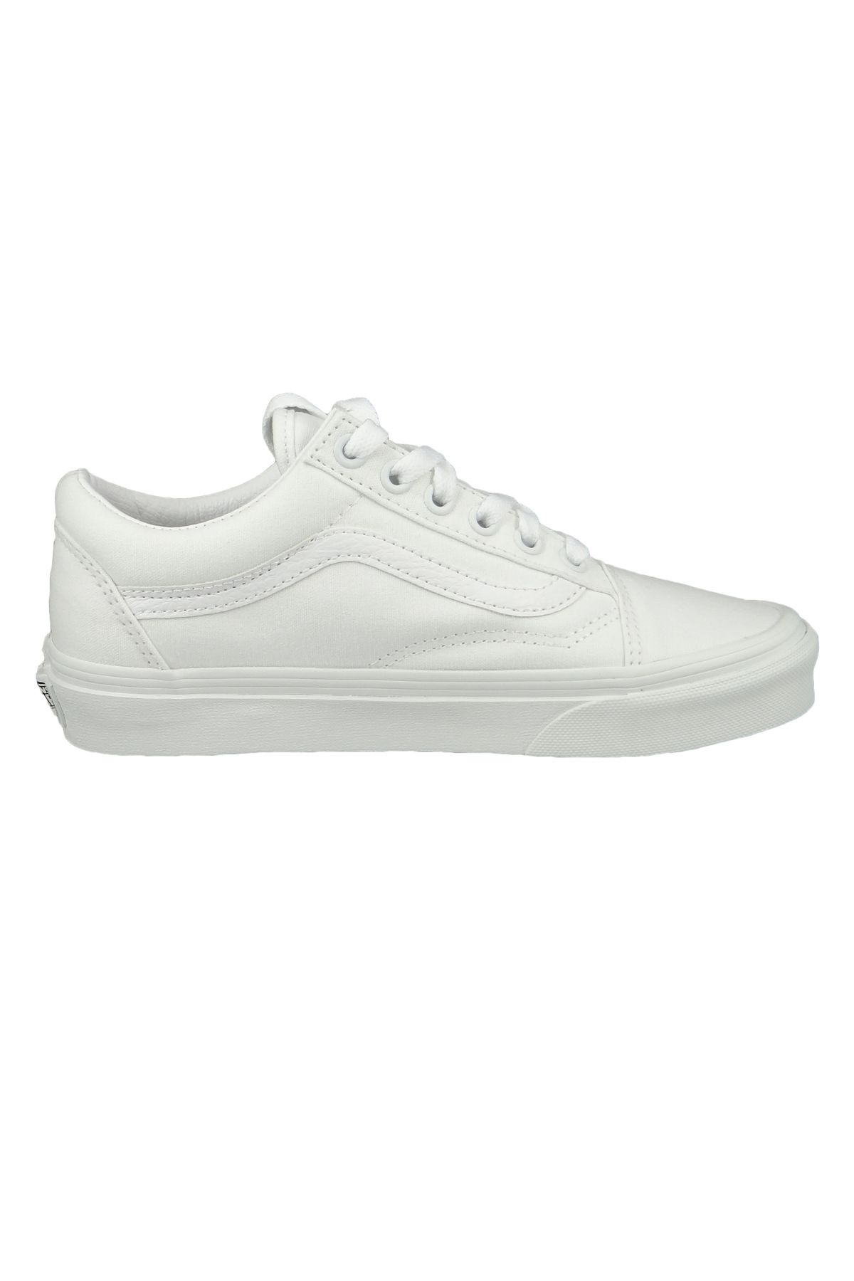 Vans-Damen Sneaker Low Old Skool D3HW00 Weiß true white Textil 5