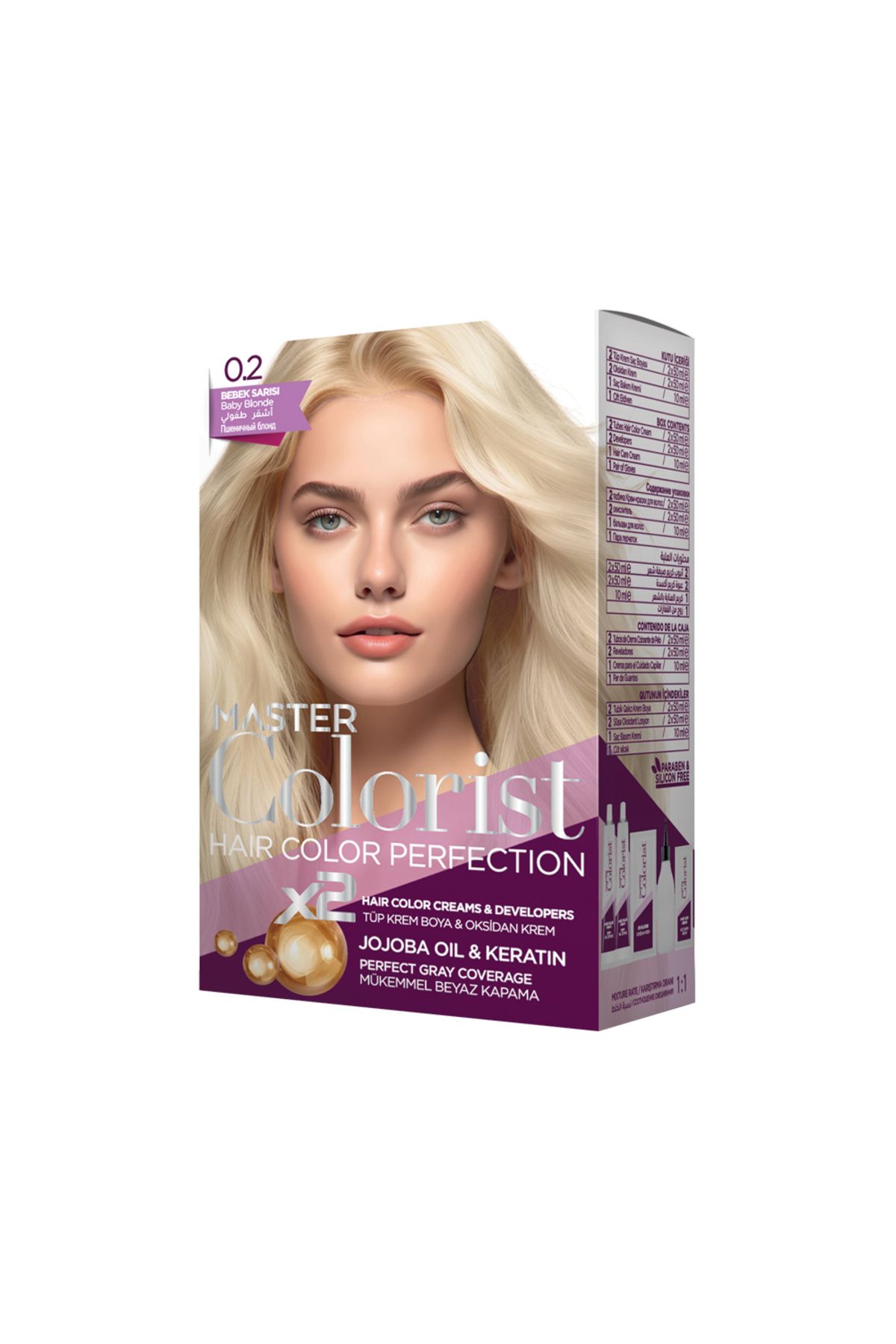 Master colorist Vopsea De Păr Master Colorist 0.2 Baby Blonde Femeie - One Size