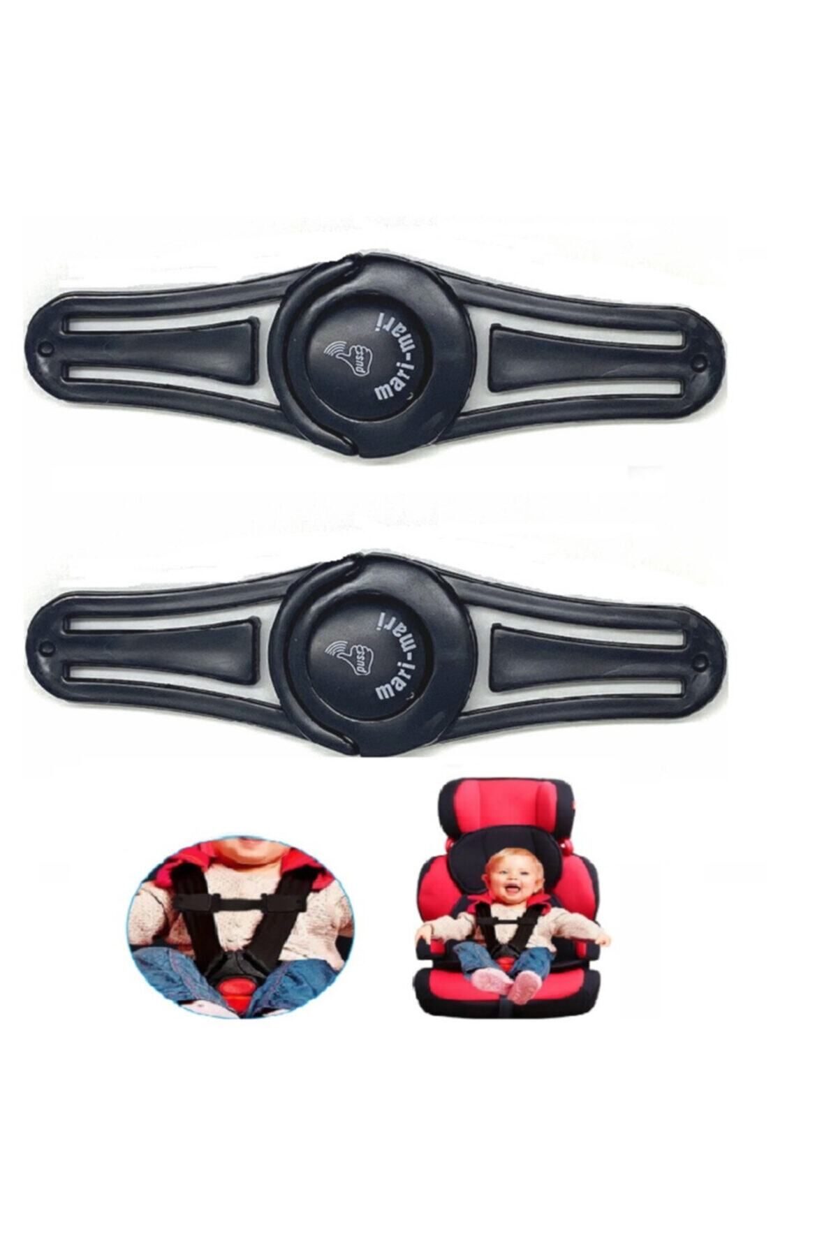 marimari-2 Pieces of Belt Clips for Car Seats, Stroller and High Chairs 1