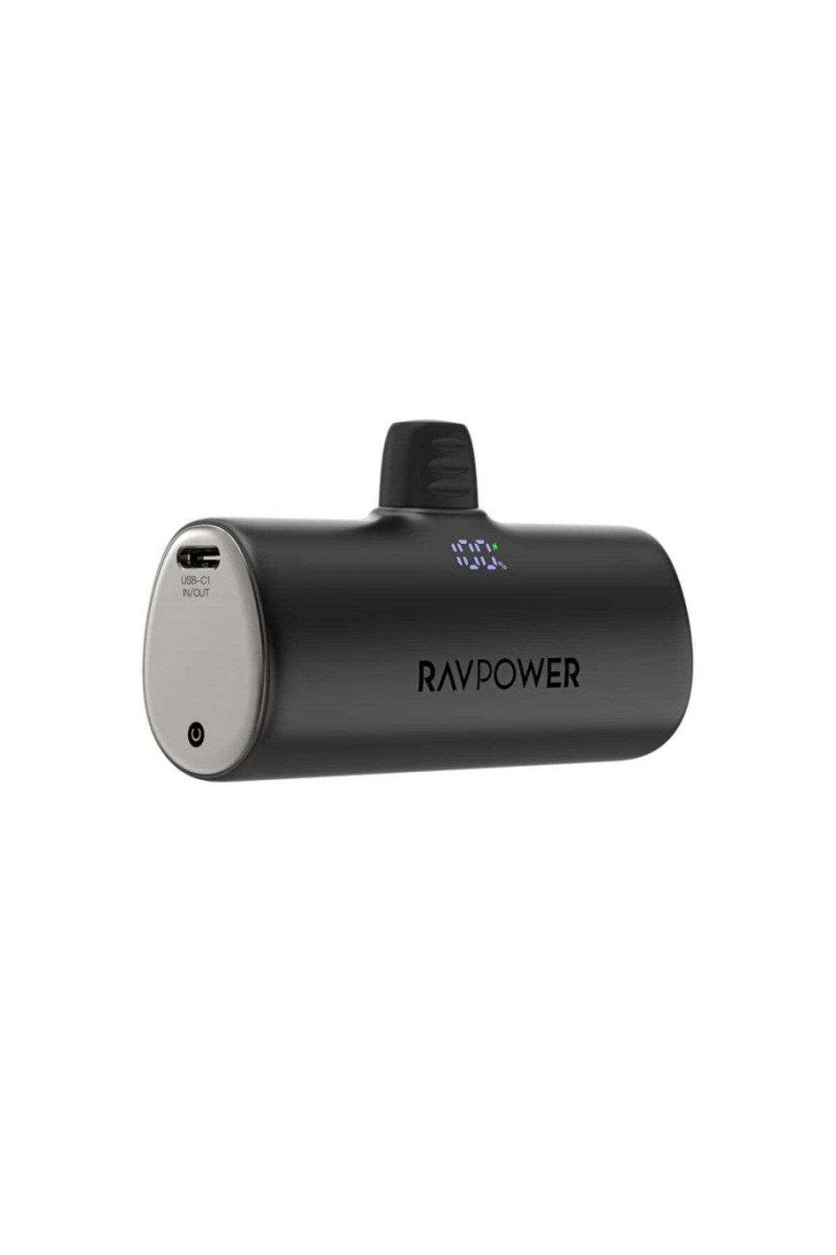 RavPower-Mini Power Bank Portable With Type-C Connector - 5000 mAh - 20W - Black - RP-PB1221 1