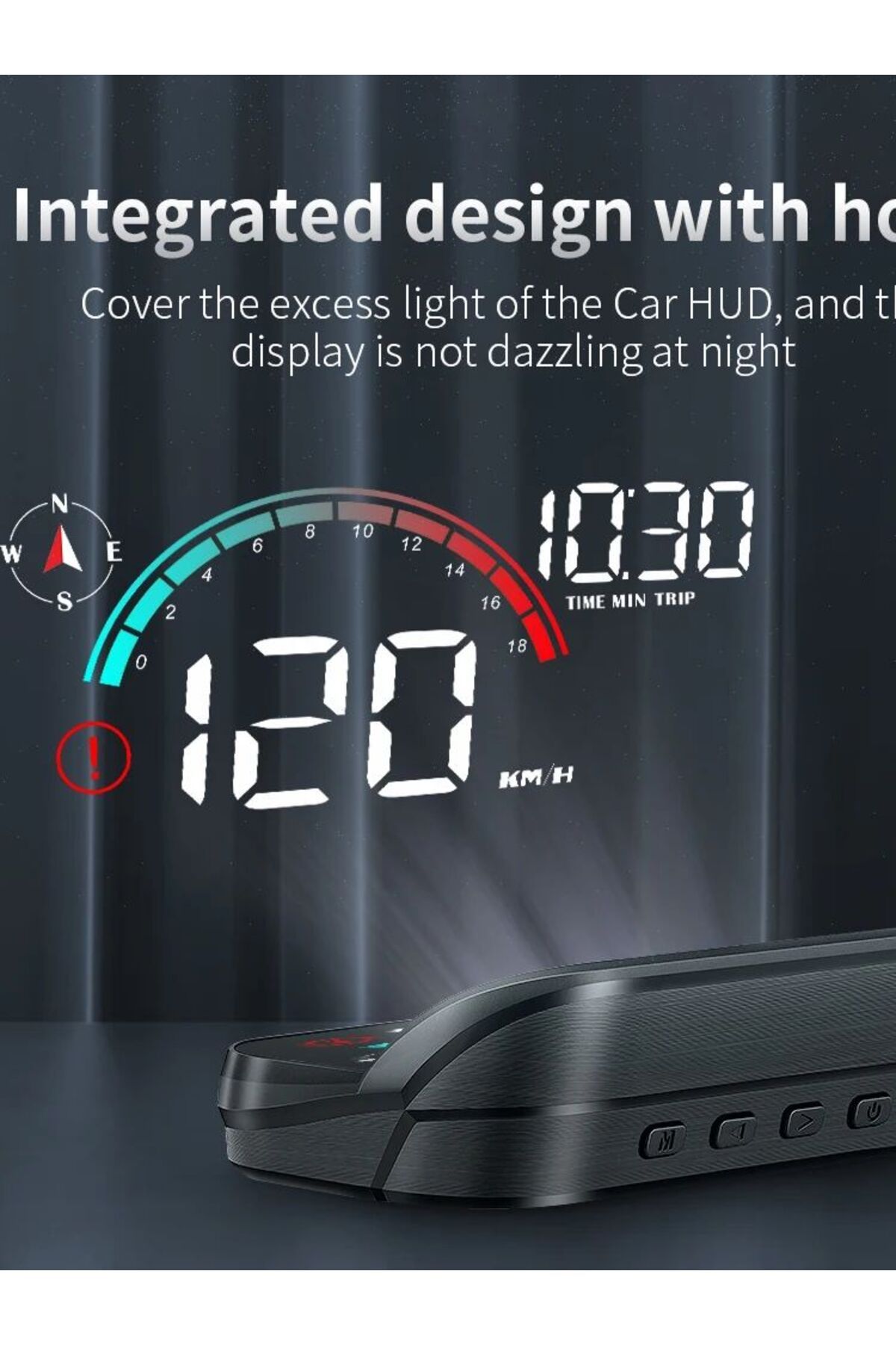RYSJM-AD M22 GPS HUD For All Cars Head Up Display Universal Digital GPS Speedometer LCD Projection On G... 8