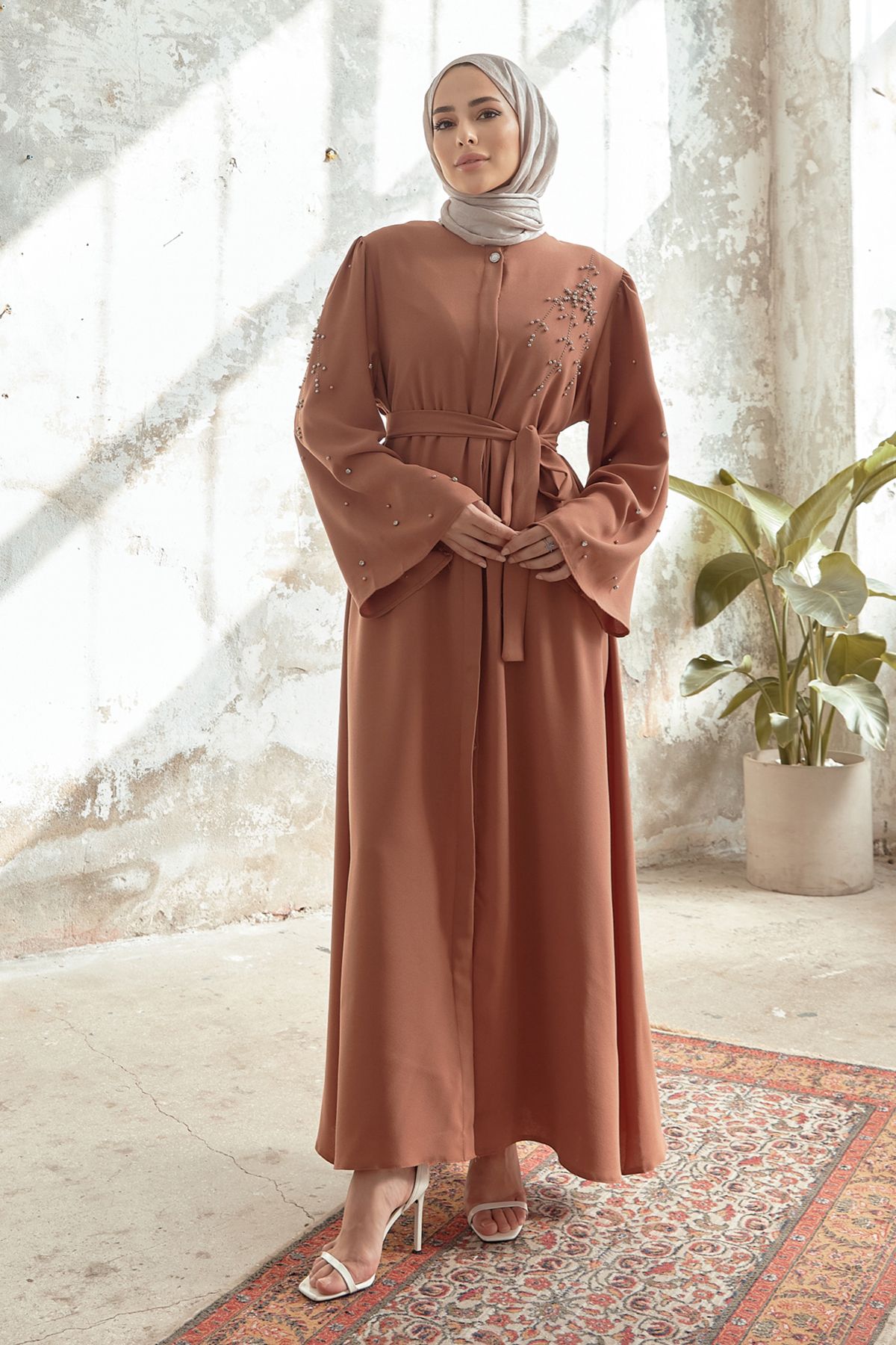 VAVİNOR-Camel Lena Abaya de lucru 3