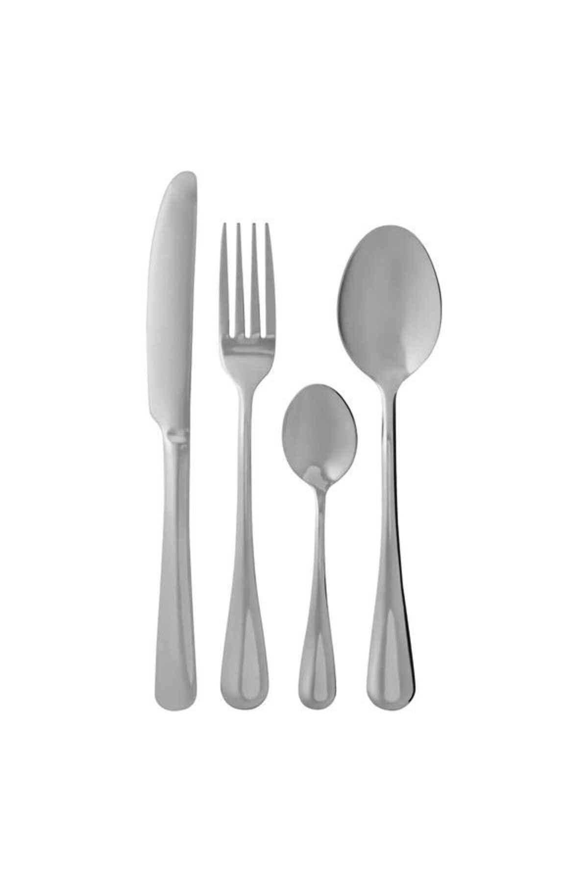 Ambition Set Tacamuri Inox, 24 Piese, 6 Persoane, Argintiu, Enna - One Size