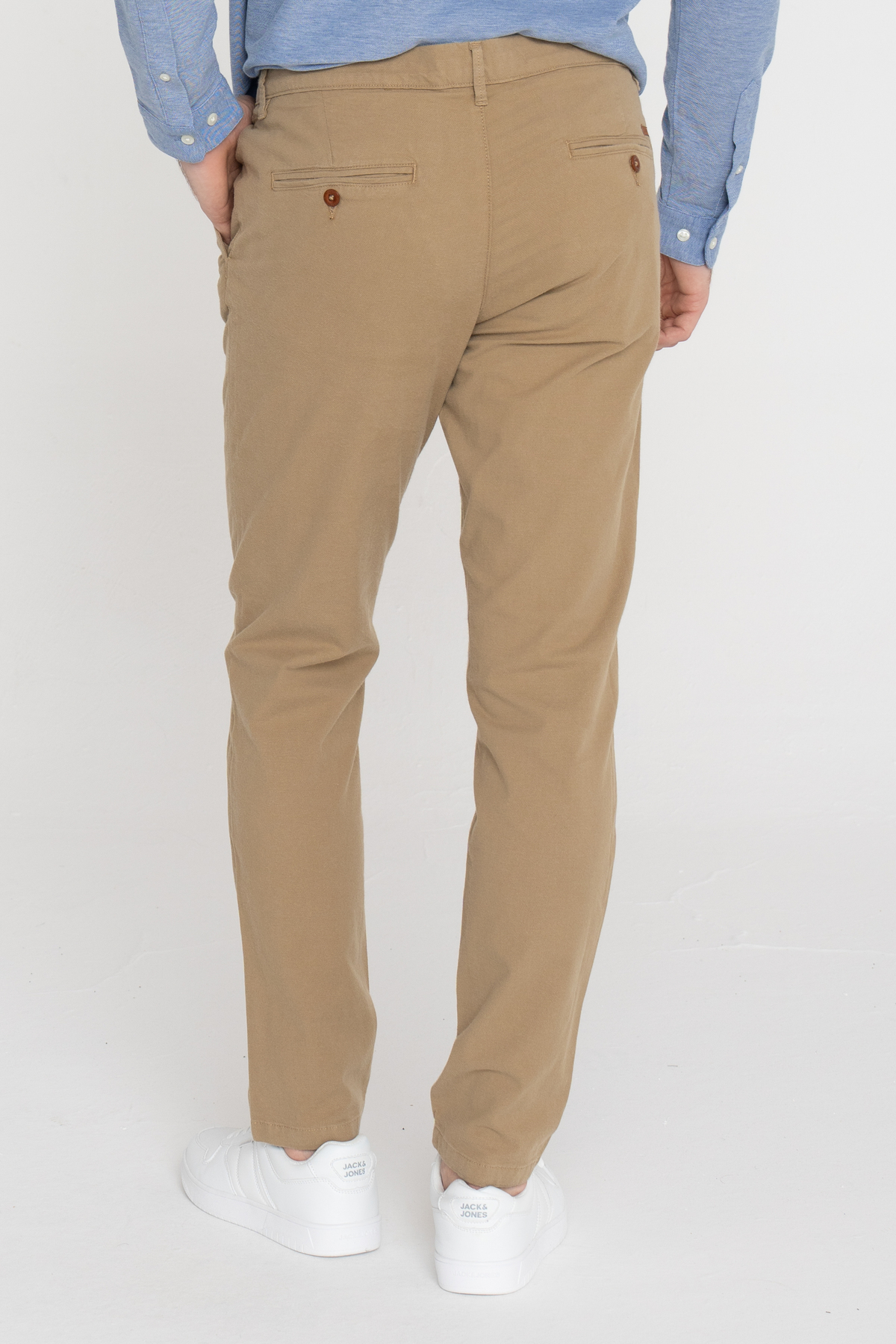 شلوار مردانه راسته فاق کوتاه | جک اند جونز Jack & Jones 12269487 - تصویر 3