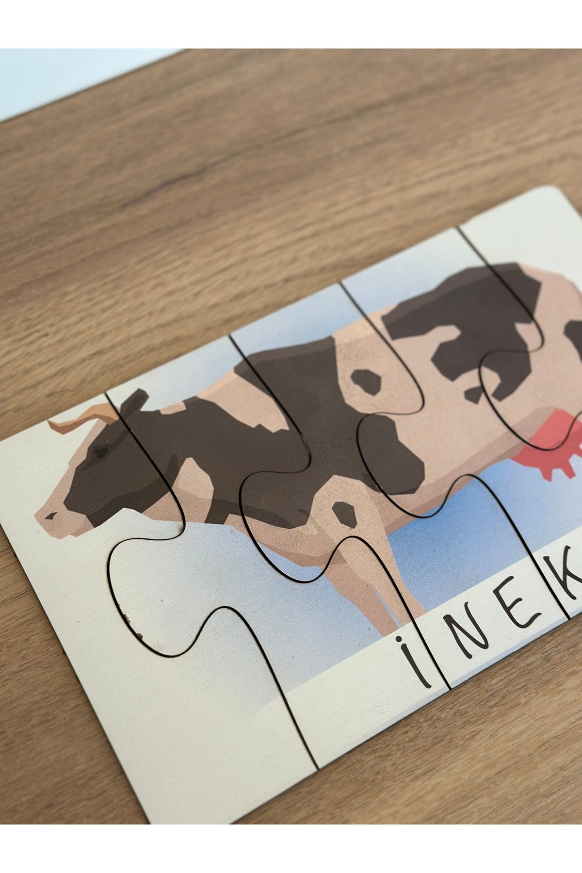 Karter İnovasyon Hayvanlar Öğrenme Eşleme Puzzle Kartı, Puzzle Eğitici Oyuncak, Montessori Eğitim Oyuncak, Motor Zeka fotoğrafı 4 (önizleme)