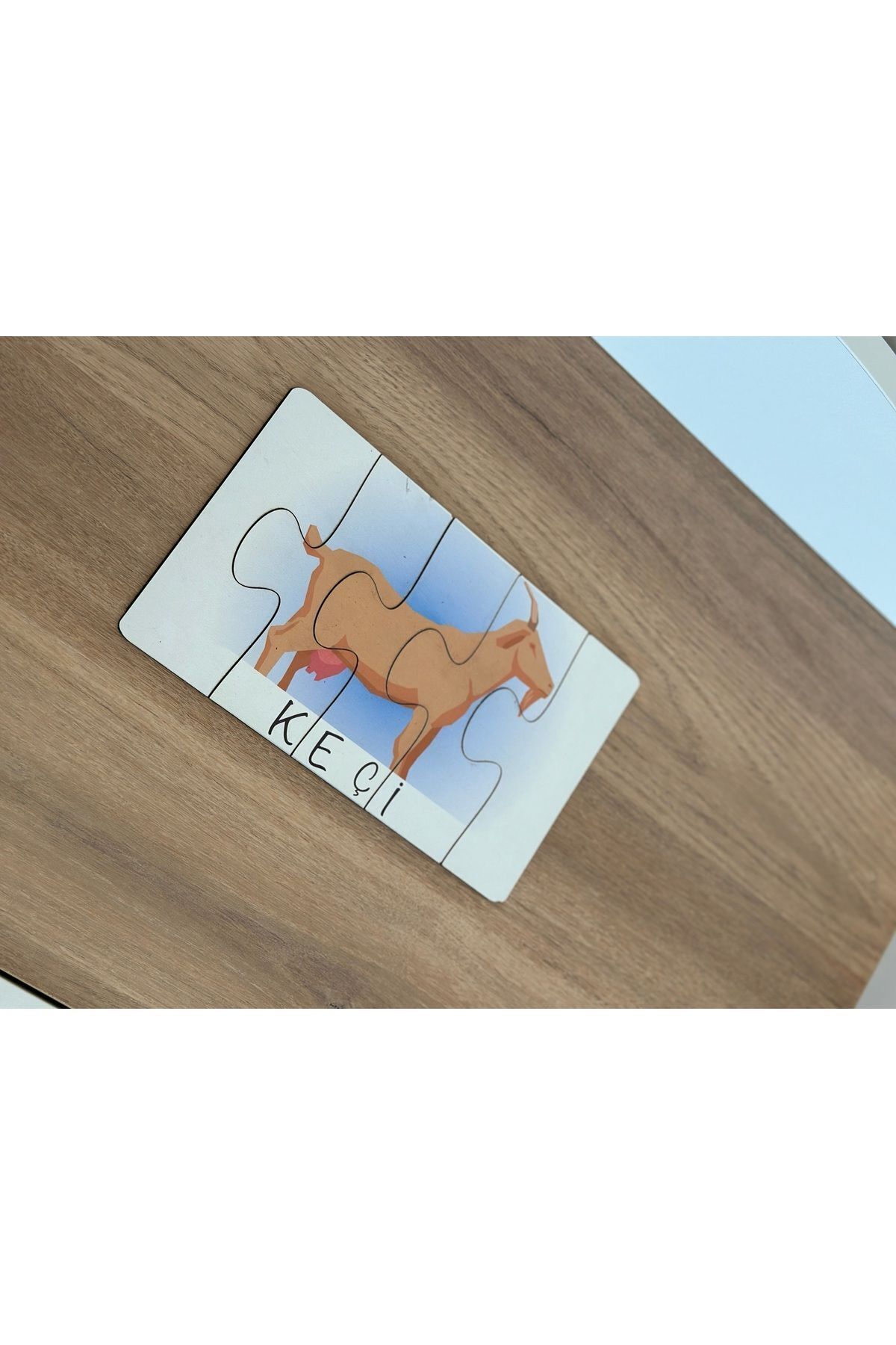 Karter İnovasyon Hayvanlar Öğrenme Eşleme Puzzle Kartı, Puzzle Eğitici Oyuncak, Montessori Eğitim Oyuncak, Motor Zeka fotoğrafı 2 (önizleme)