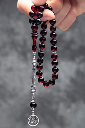 OTTOTESBİH Erkek Babalar Günü Hediyesi Kehribar Tesbih