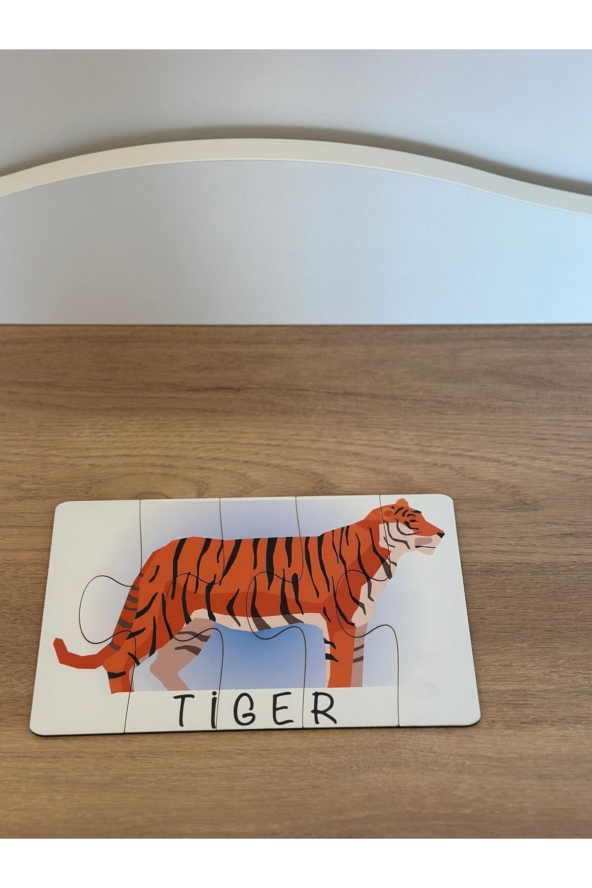 Karter İnovasyon İngilizce Hayvanlar Öğrenme Eşleme Puzzle Kartı, Puzzle Eğitici Oyuncak, Montessori Eğitim Oyuncak fotoğrafı 3 (önizleme)