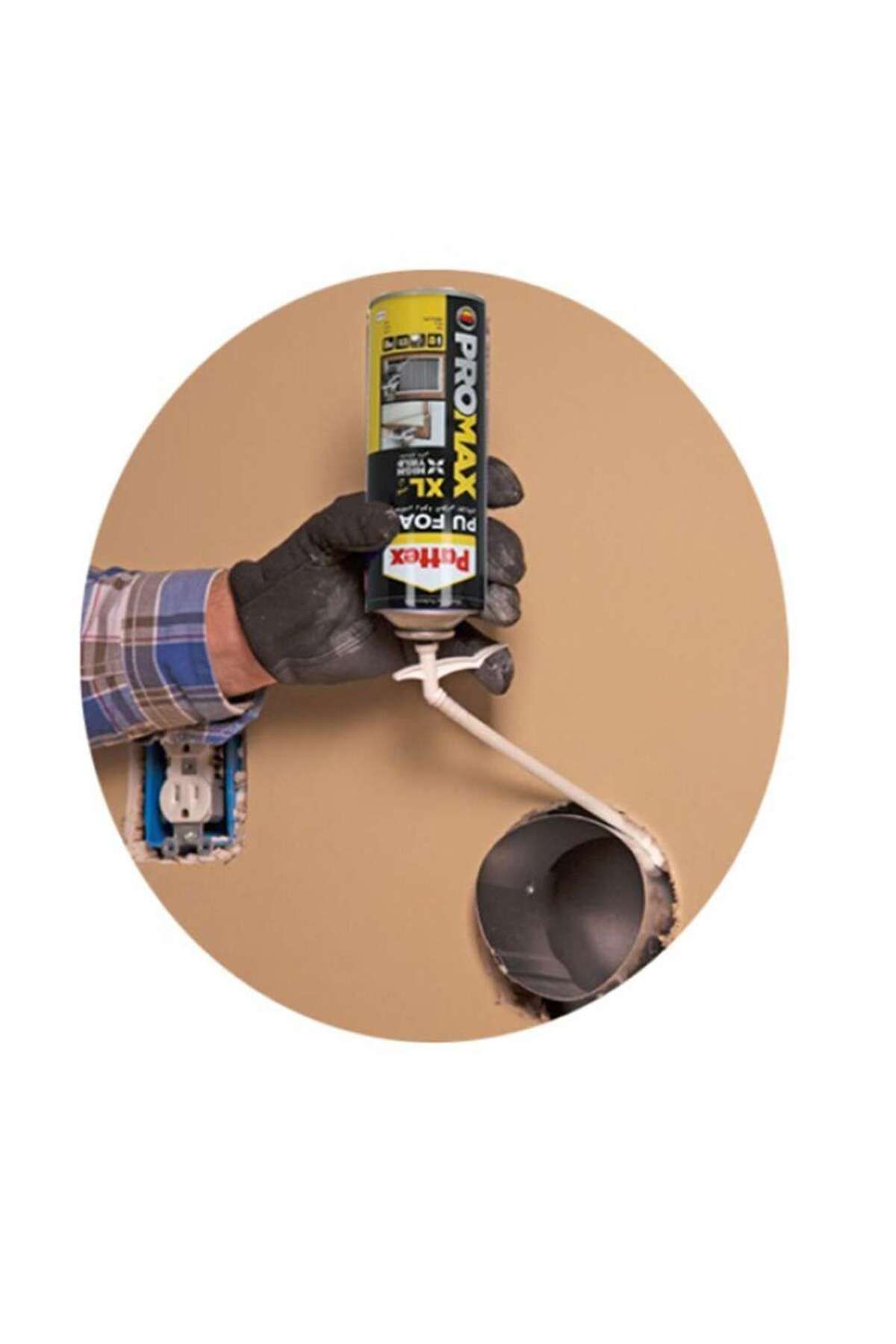 Pattex-باتيكس برومكس XL PU Foam Fix & Fill – مثالي للنوافذ والأبواب، 500 مل 3