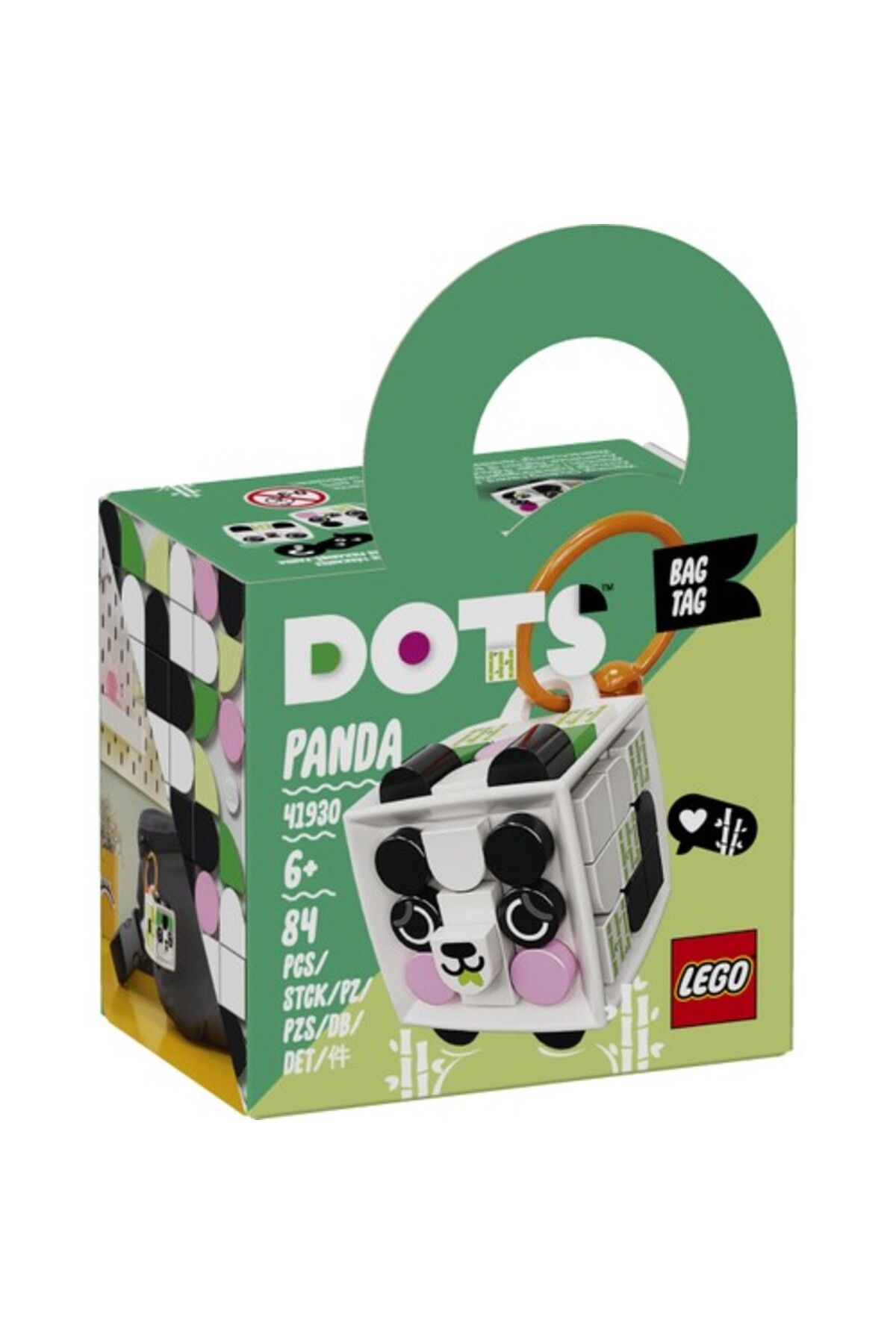 LEGO-Dots 41930 Bag Tag Panda 1