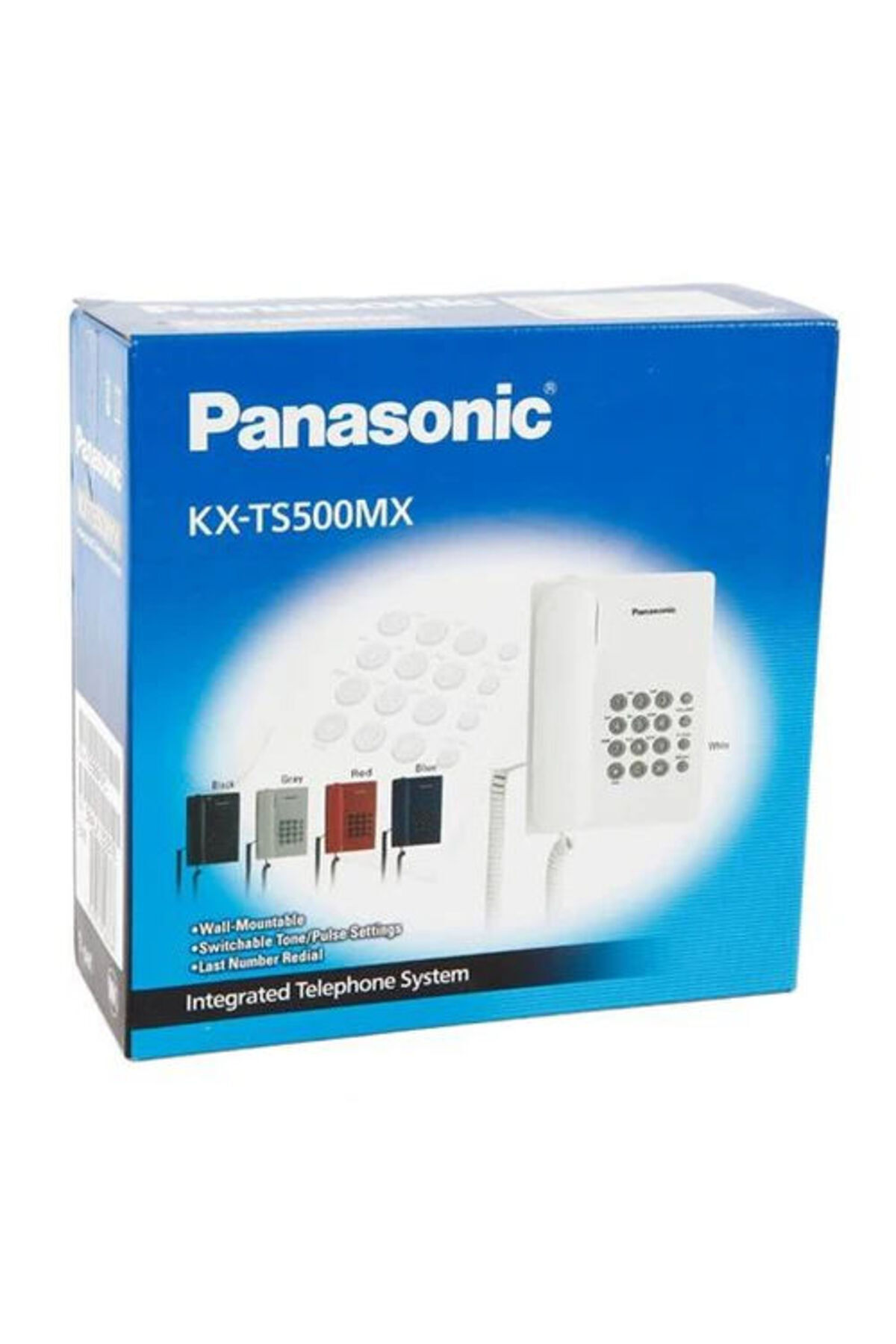 PANASONIC-هاتف أرضي سلكي - أبيض (ماليزيا) - Kx-ts500 3