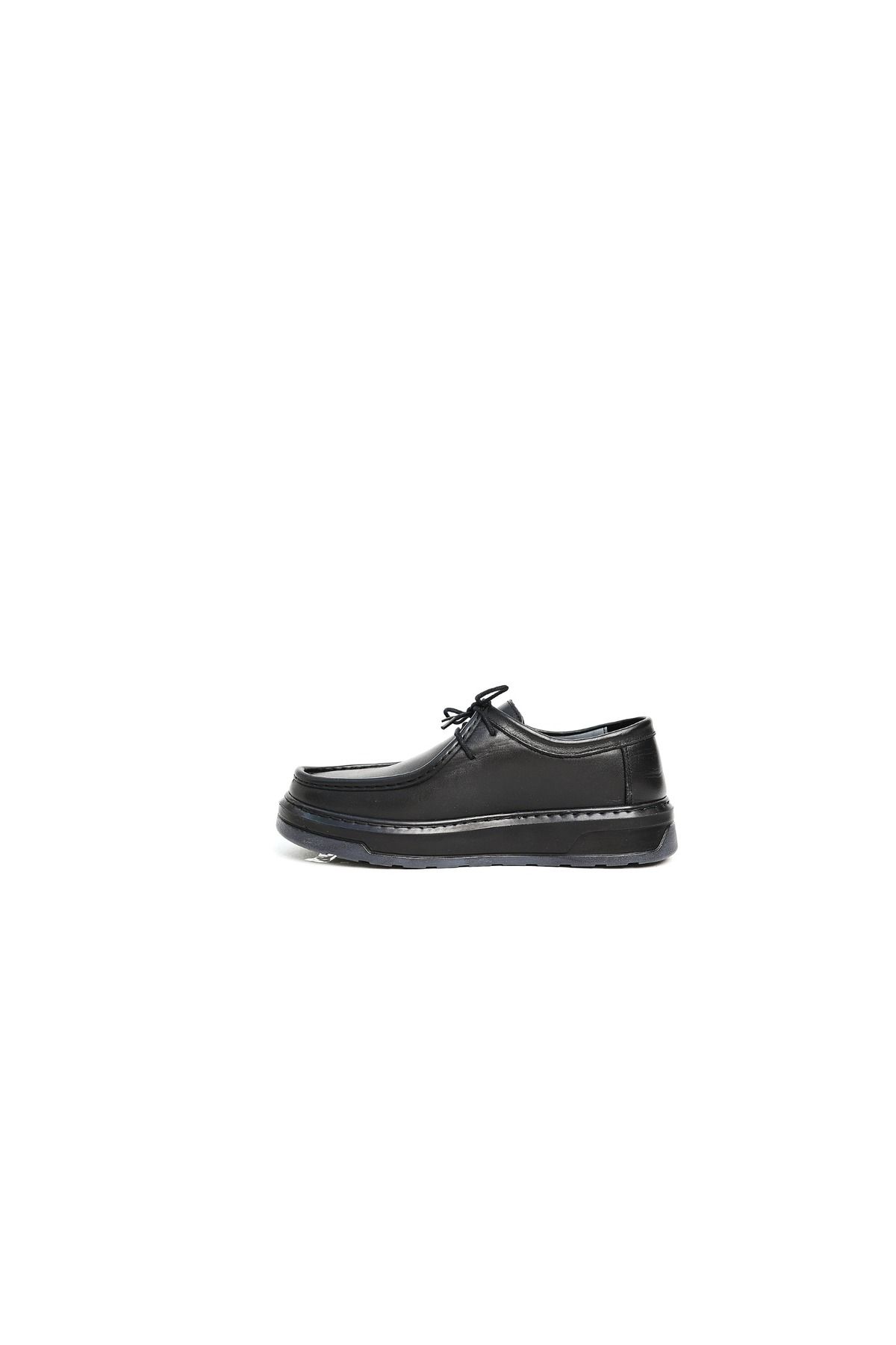 کفش های کژوال مردانه چرمی سیاه ورزشی Greyybull Shoes
