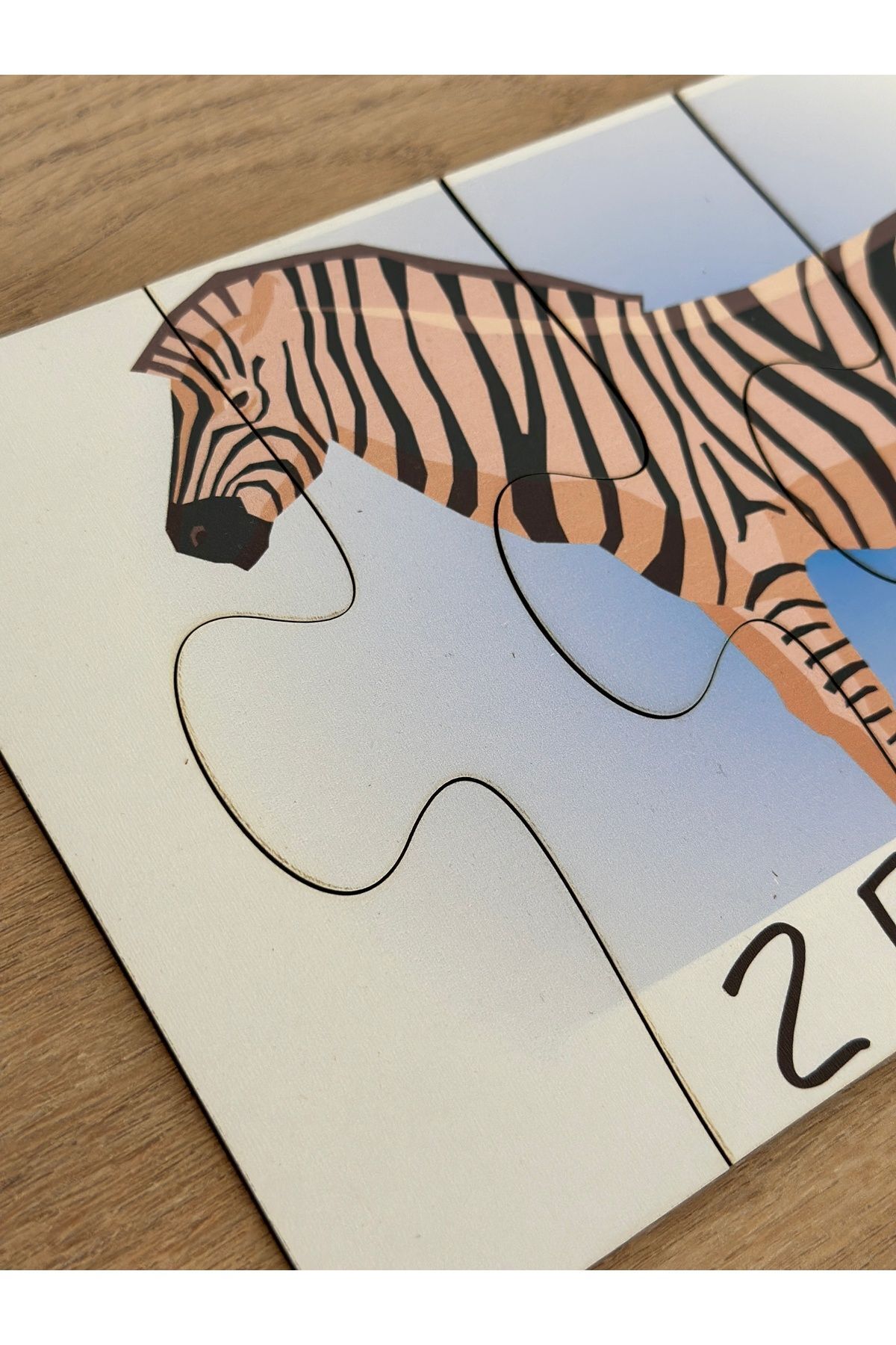 Karter İnovasyon İngilizce Hayvanlar Öğrenme Eşleme Puzzle Kartı, Puzzle Eğitici Oyuncak, Montessori Eğitim Oyuncak fotoğrafı 4 (önizleme)