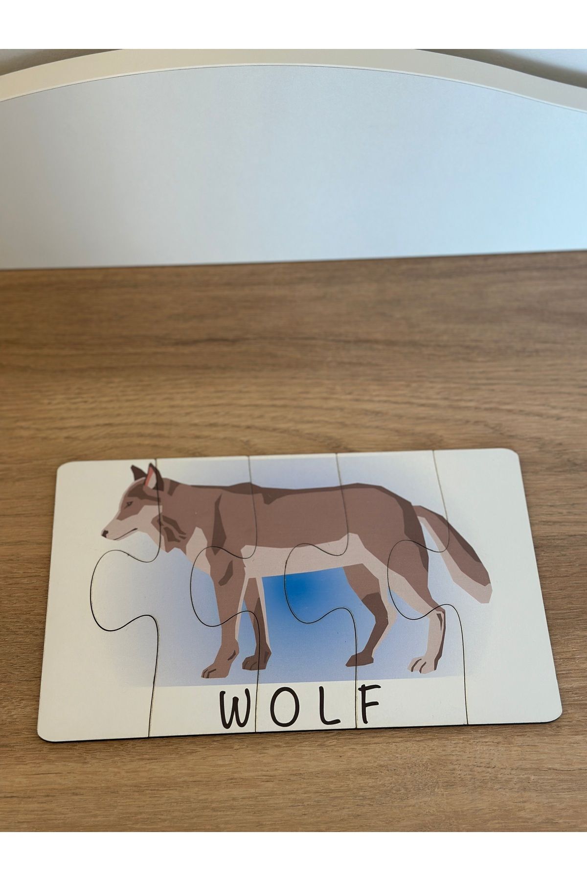 Karter İnovasyon İngilizce Hayvanlar Öğrenme Eşleme Puzzle Kartı, Puzzle Eğitici Oyuncak, Montessori Eğitim Oyuncak fotoğrafı 3 (önizleme)