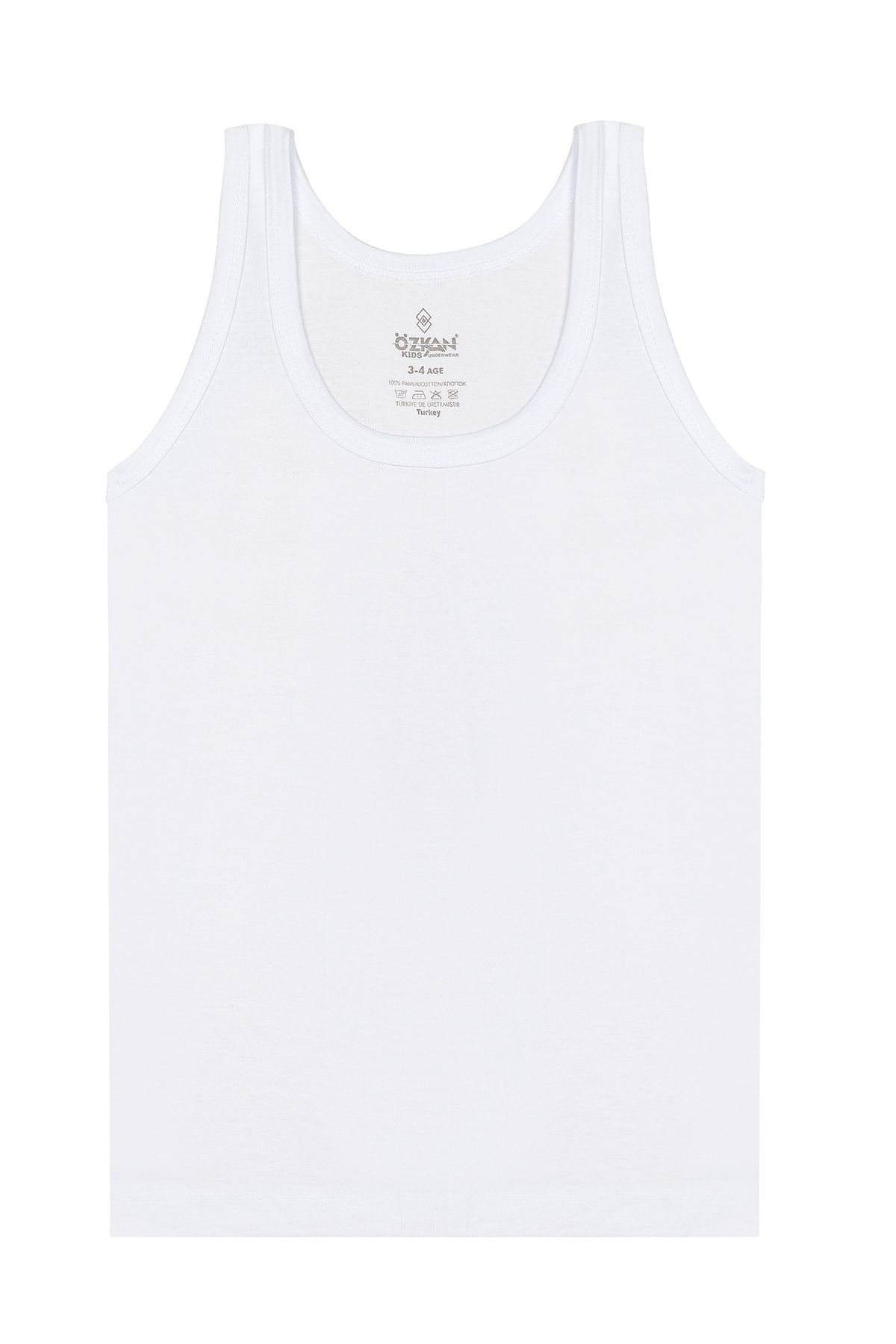 ÖZKAN underwear-Boys Waiter Boy Undershirt - Özkan 0702, 10 Pack, 100% Cotton Single Jersey Fabric 3