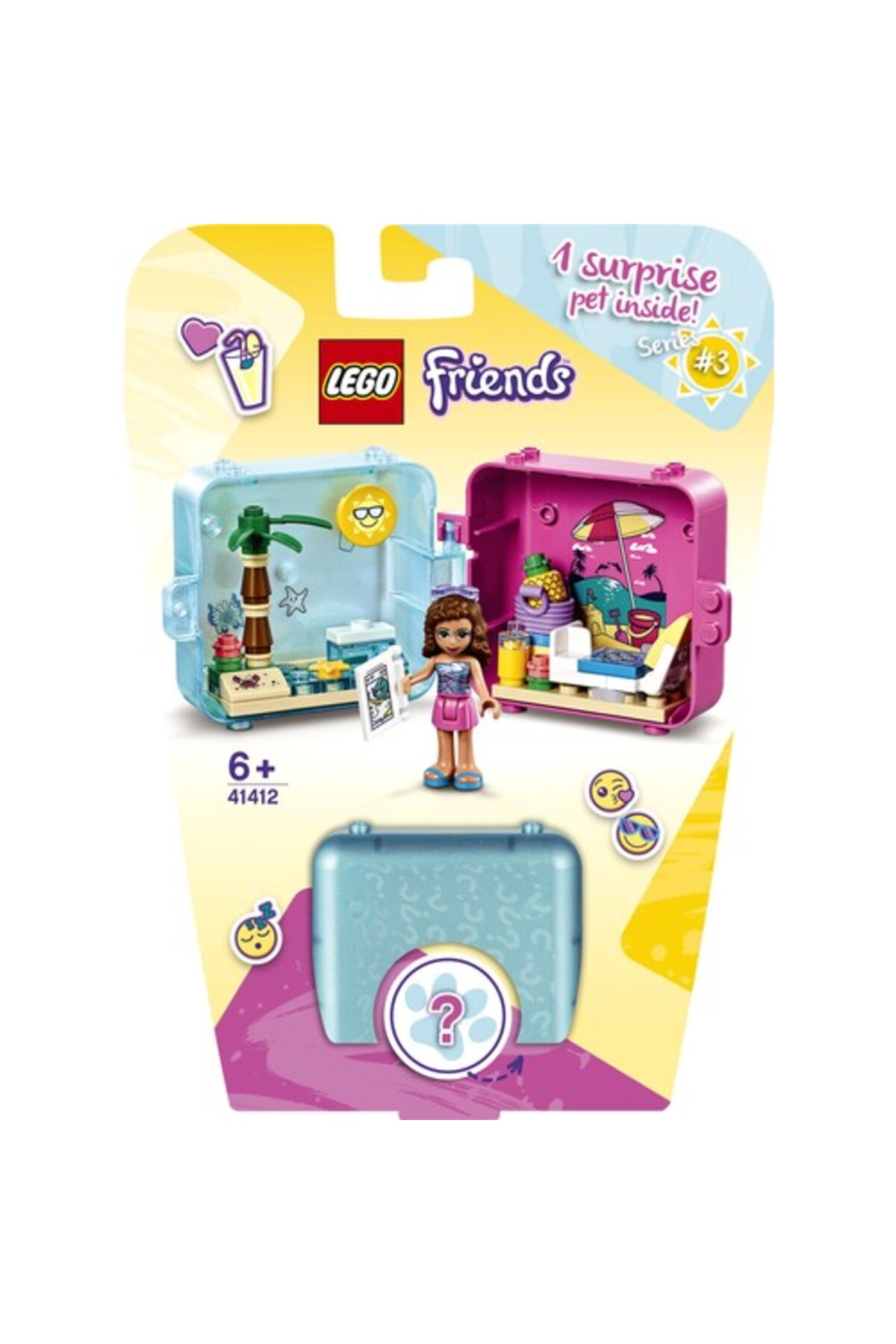 دوستان ۴۱۴۱۲ مکعب بازی تابستانی اولیویا