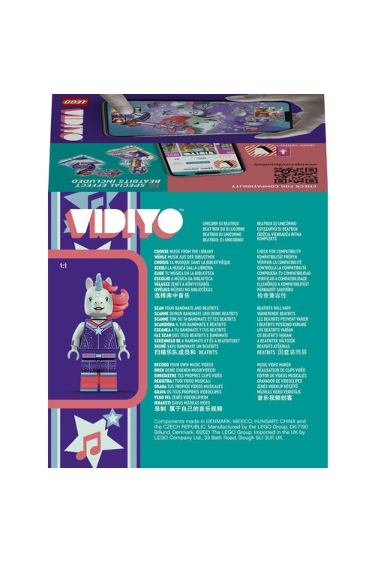 ۴۳۱۰۶ لگو ® ویدیو ™ یونی‌کورن دی‌جی بیت‌باکس / ۸۴ قطعه / بالای ۷ سال لگو و اسباب‌بازی ساختنی