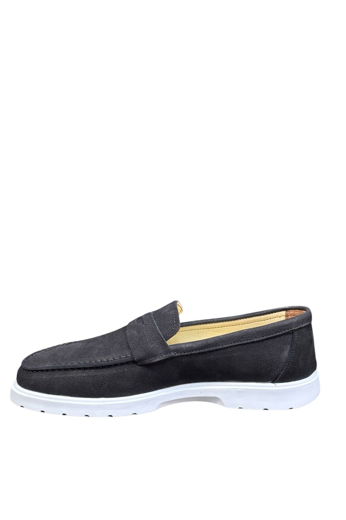 کفش های کژوال مردانه چرم سیاه NUBUK روزانه آرام تابستانی سبک Greyybull Shoes