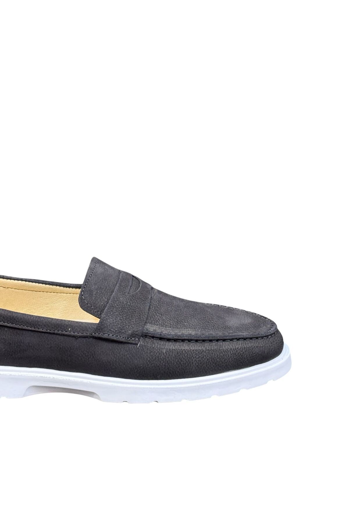 کفش های کژوال مردانه چرم سیاه NUBUK روزانه آرام تابستانی سبک Greyybull Shoes