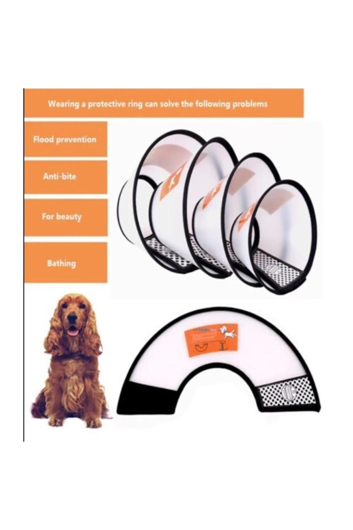 viberia-Adjustable Protective Collar Size 7 1