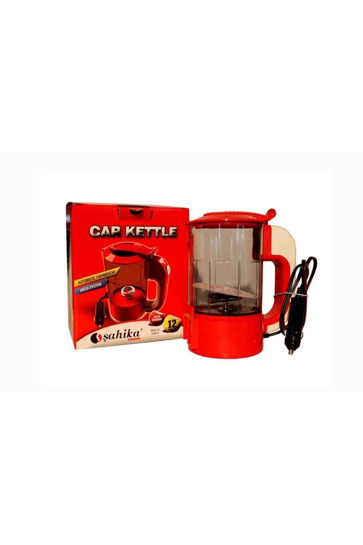 Miravm 12v Otomatik Araç Oto Kettle Su Isıtıcısı Çakmaklık Fişli (4172)