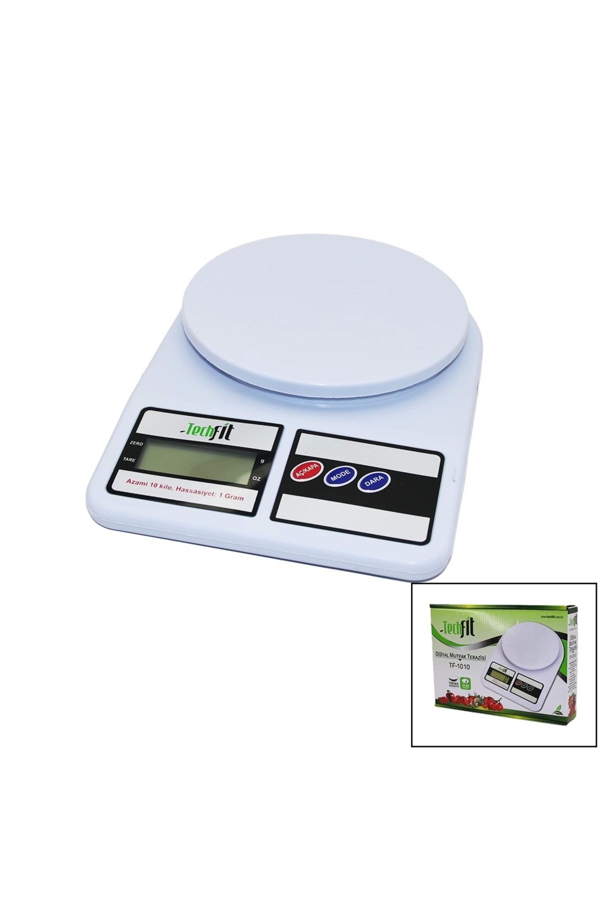 Miravm Dijital Mutfak Terazisi Tartı 10kg Tf-1010 (4172)