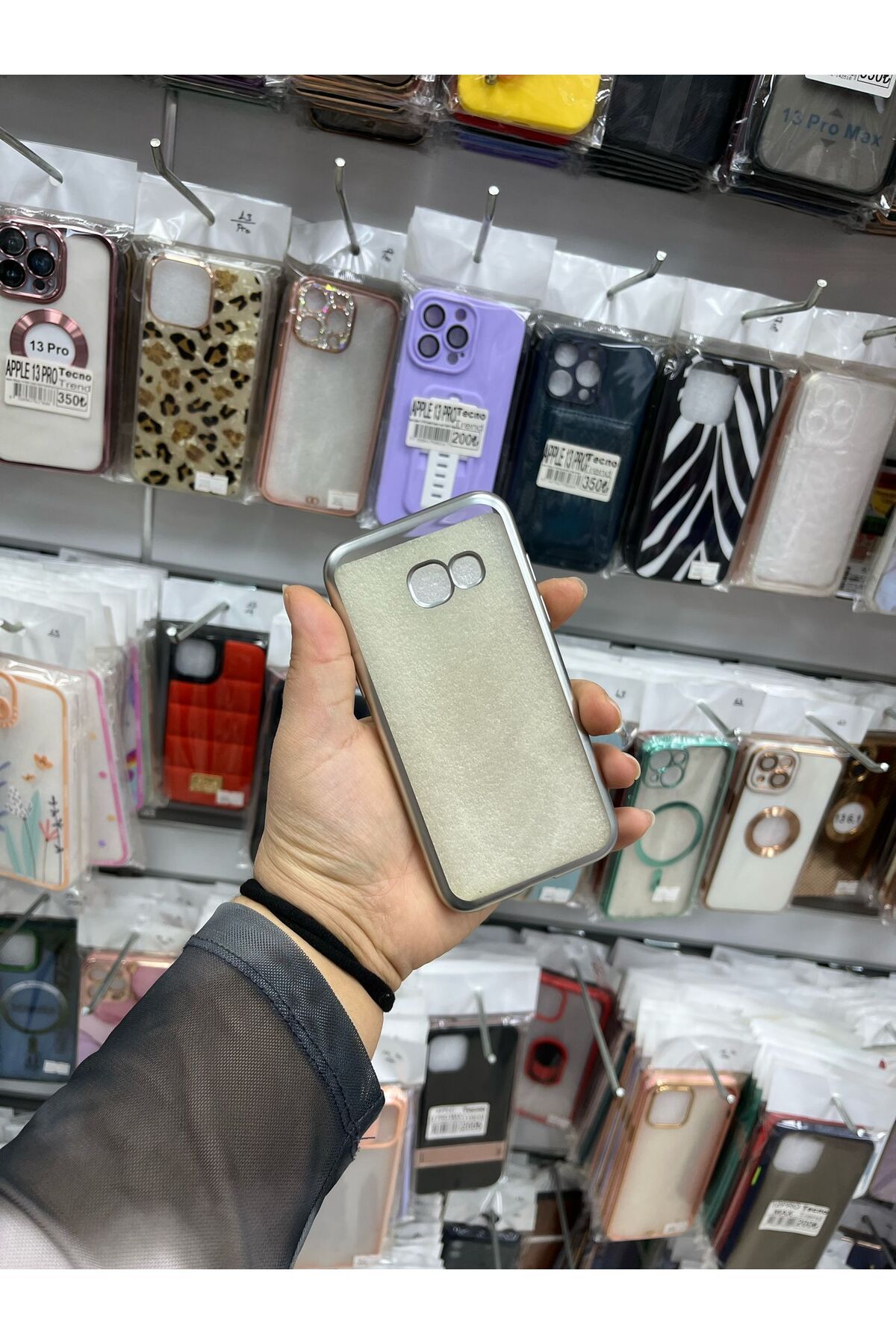 TECNOTREND GALAXY A3 2017 YALDIZLI SİLİKON KILIF