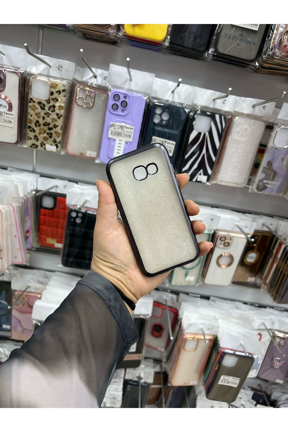 TECNOTREND GALAXY A3 2017 YALDIZLI SİLİKON KILIF